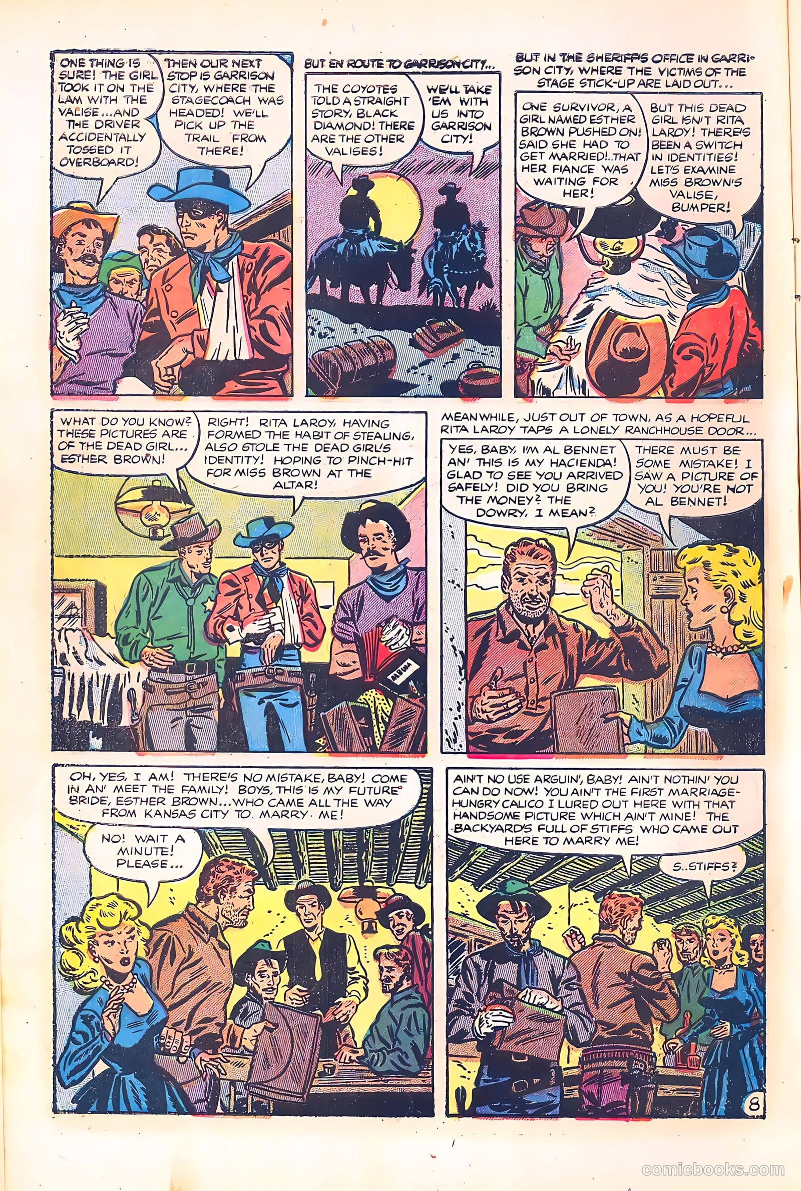 Black Diamond Western #50 (1954) — page 10 of 36
