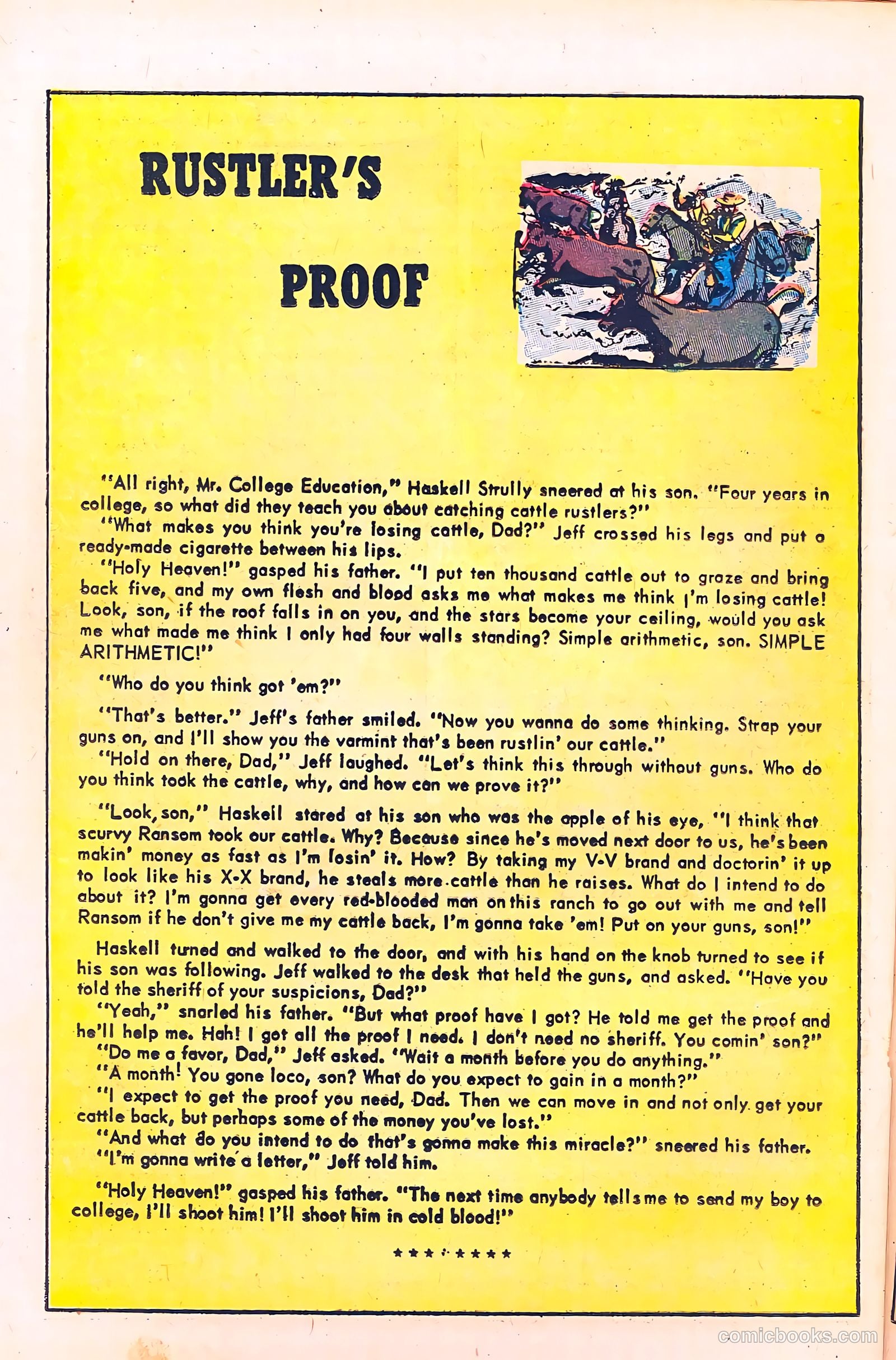 Black Diamond Western #50 (1954) — page 20 of 36