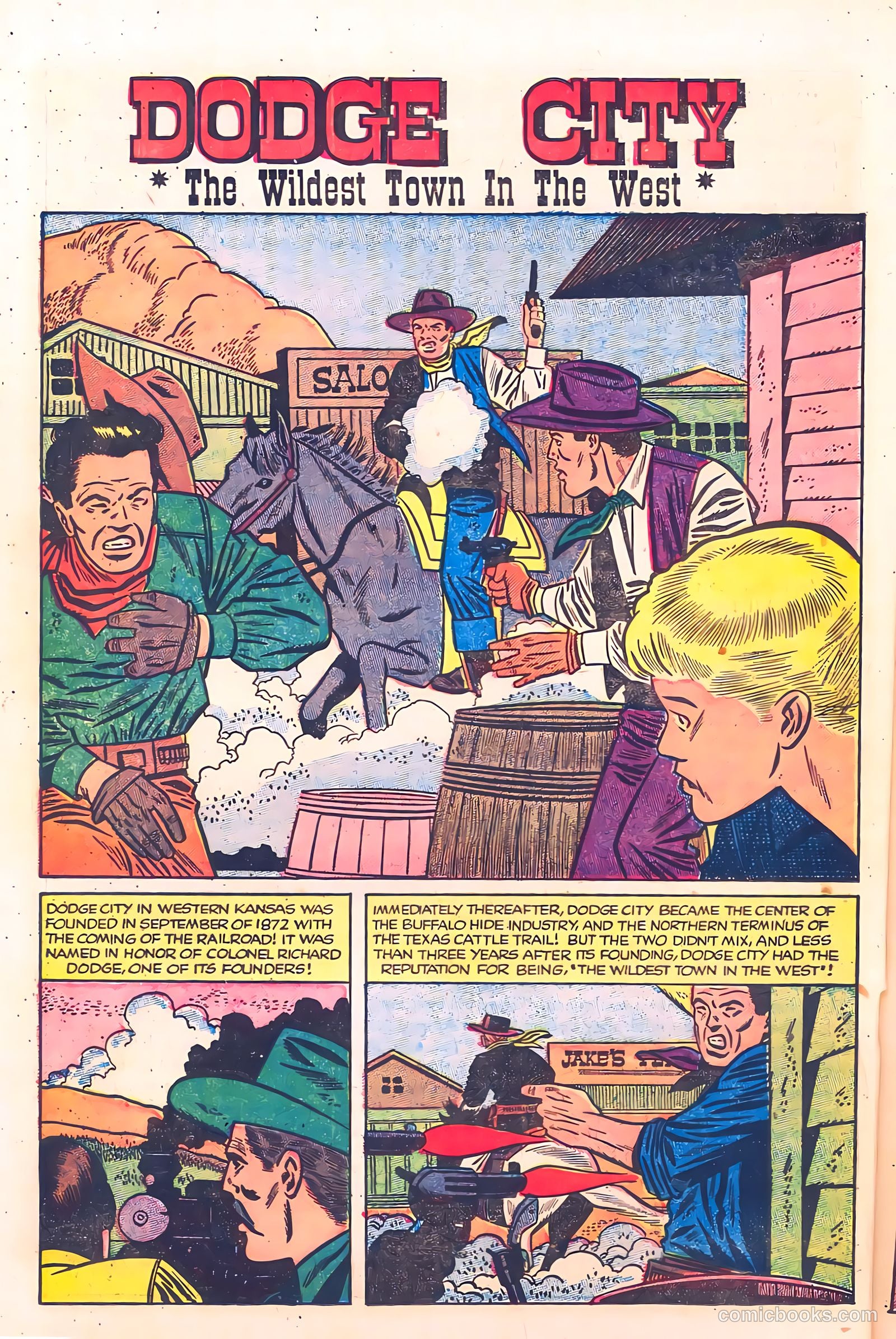 Black Diamond Western #50 (1954) — page 22 of 36