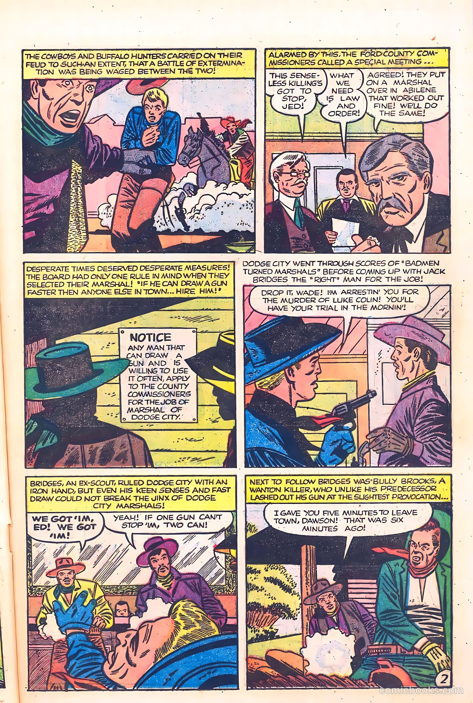 Black Diamond Western #50 (1954) — page 23 of 36