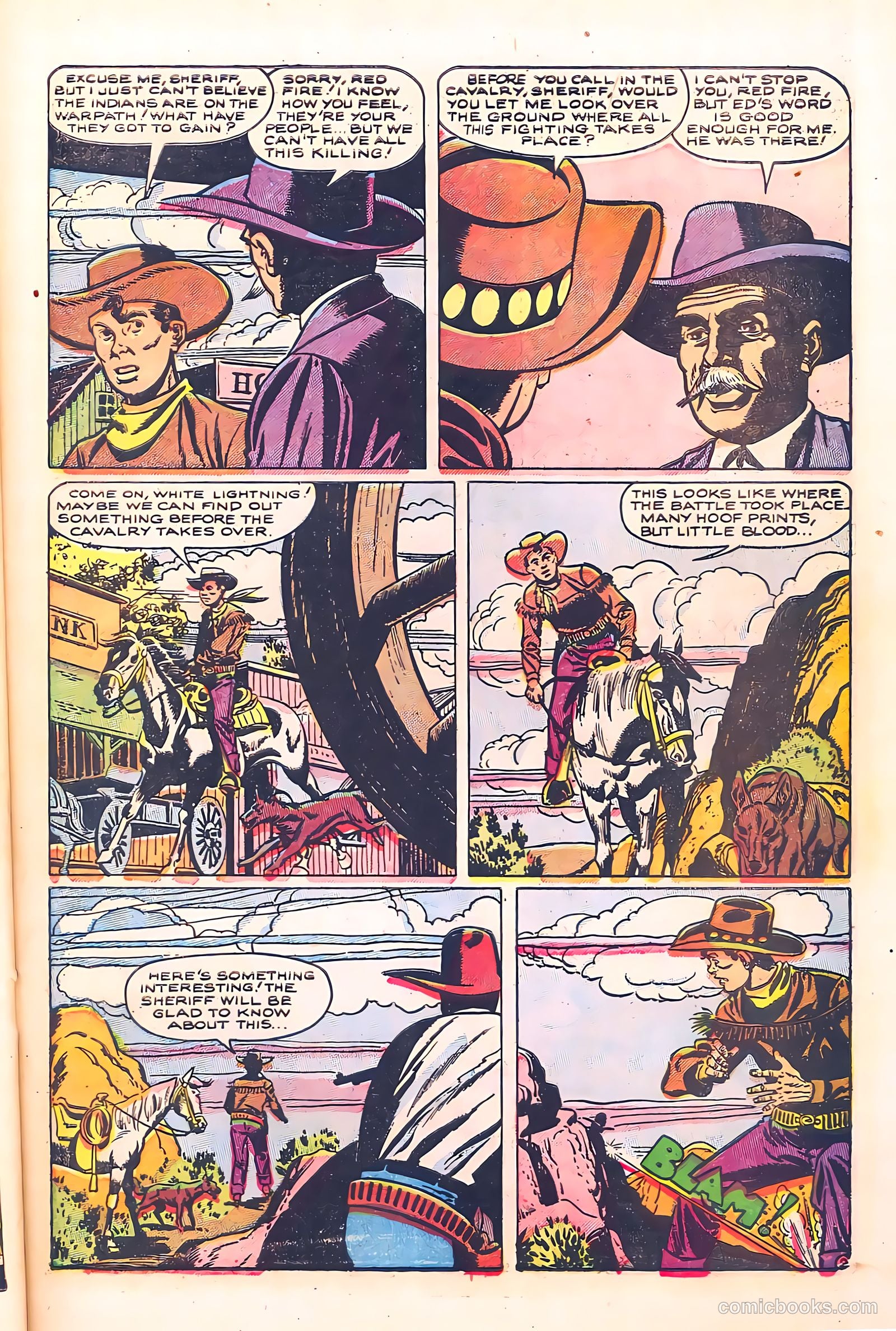 Black Diamond Western #50 (1954) — page 27 of 36