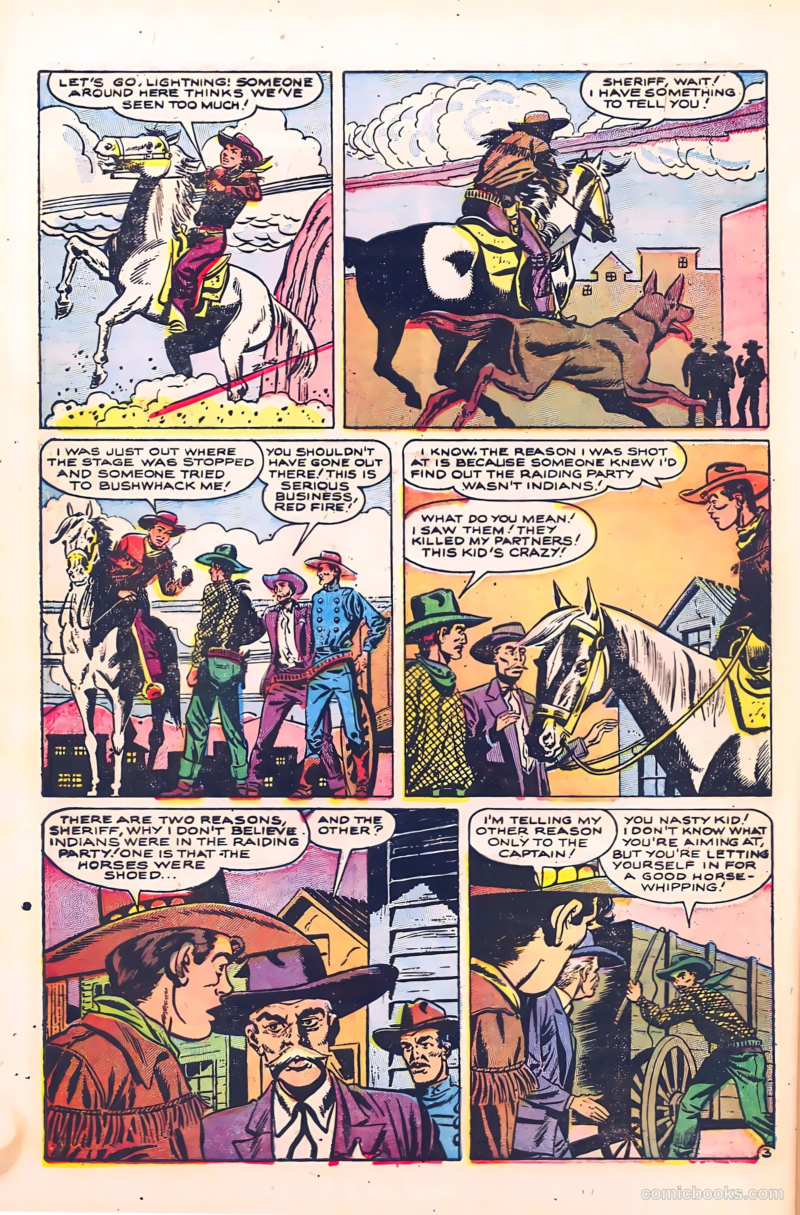 Black Diamond Western #50 (1954) — page 28 of 36