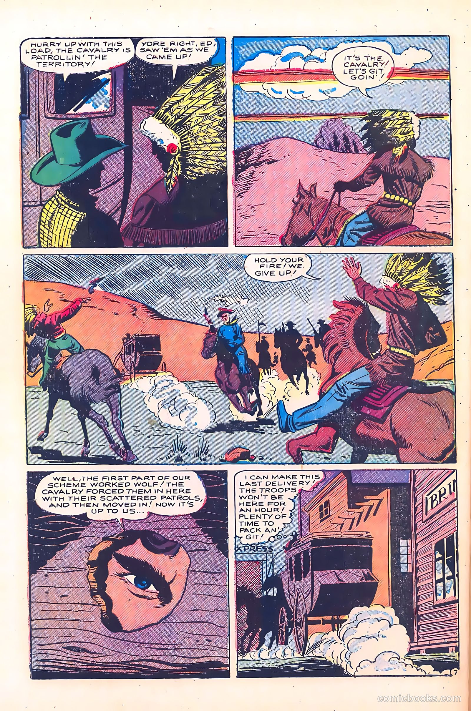 Black Diamond Western #50 (1954) — page 32 of 36
