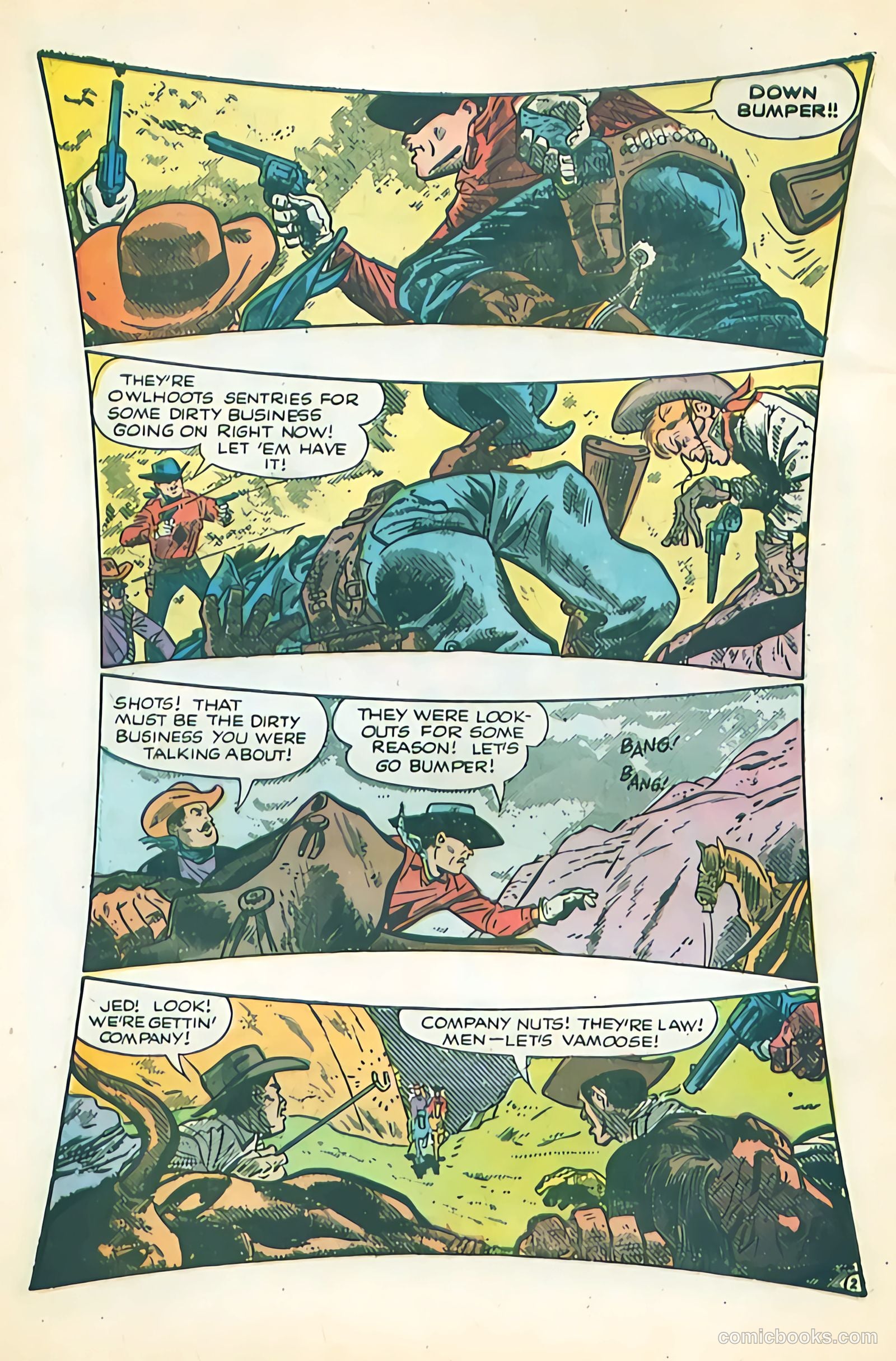 Black Diamond Western #51 (1954) — page 4 of 36