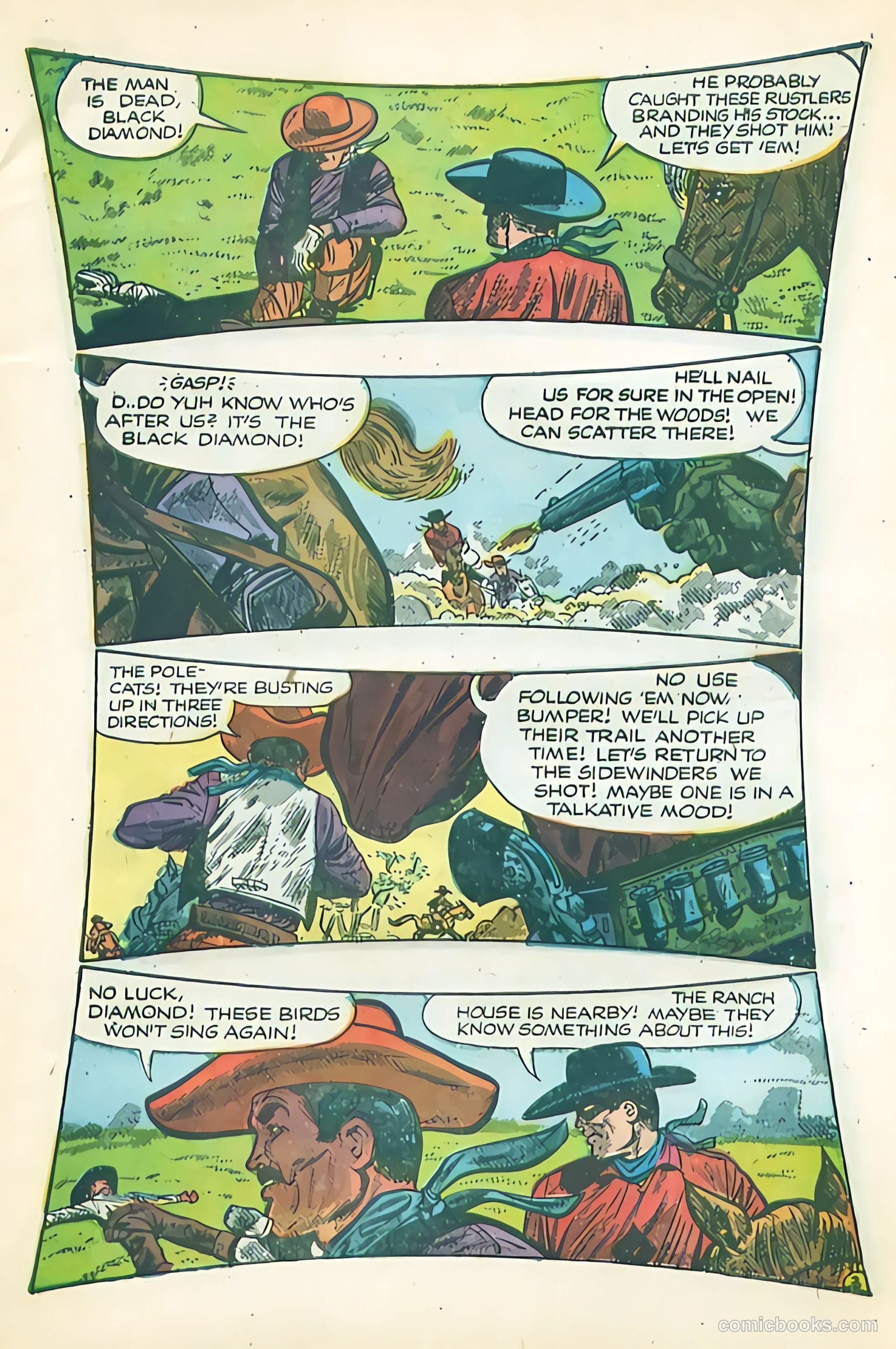 Black Diamond Western #51 (1954) — page 5 of 36