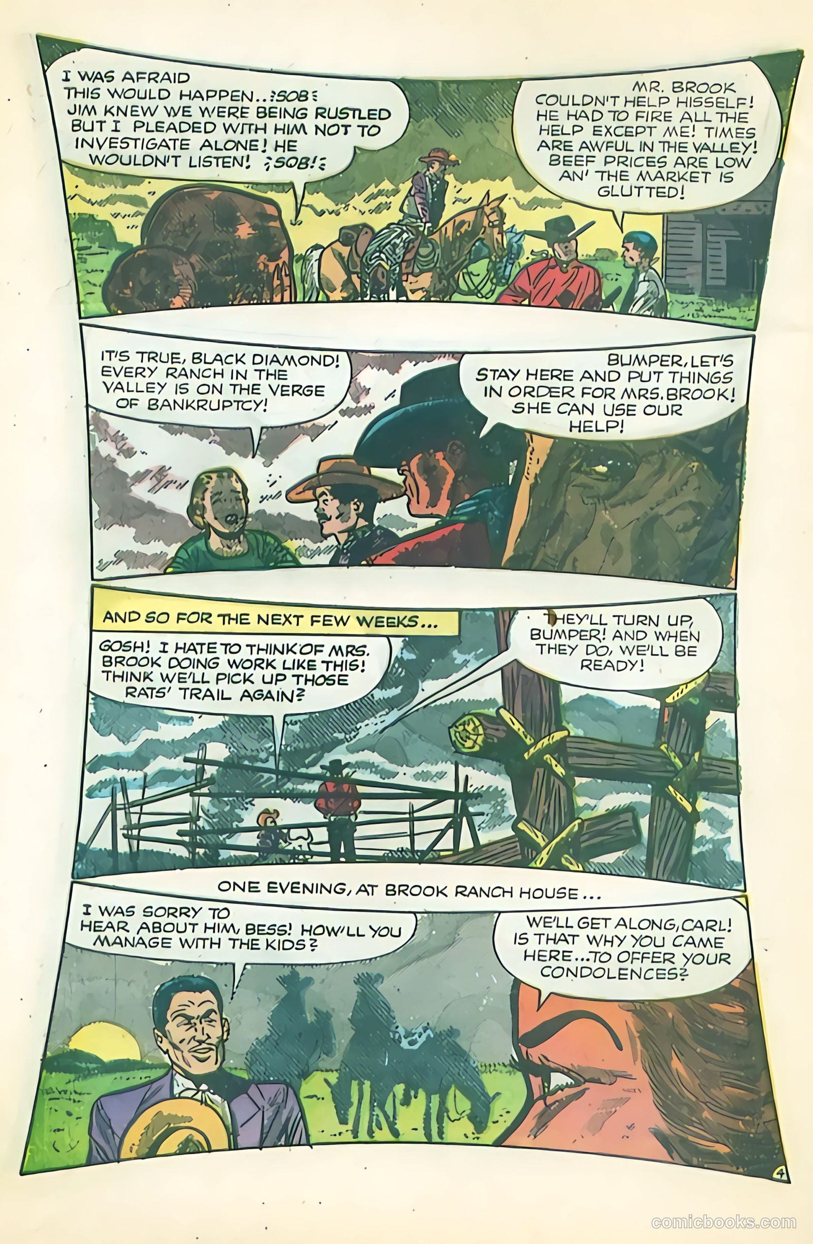 Black Diamond Western #51 (1954) — page 6 of 36