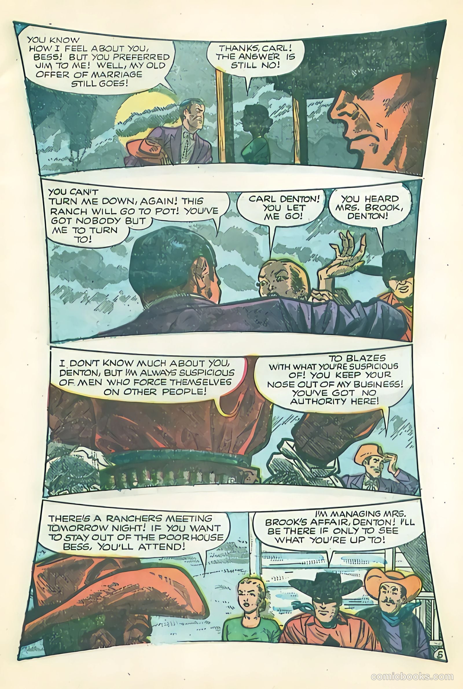 Black Diamond Western #51 (1954) — page 7 of 36