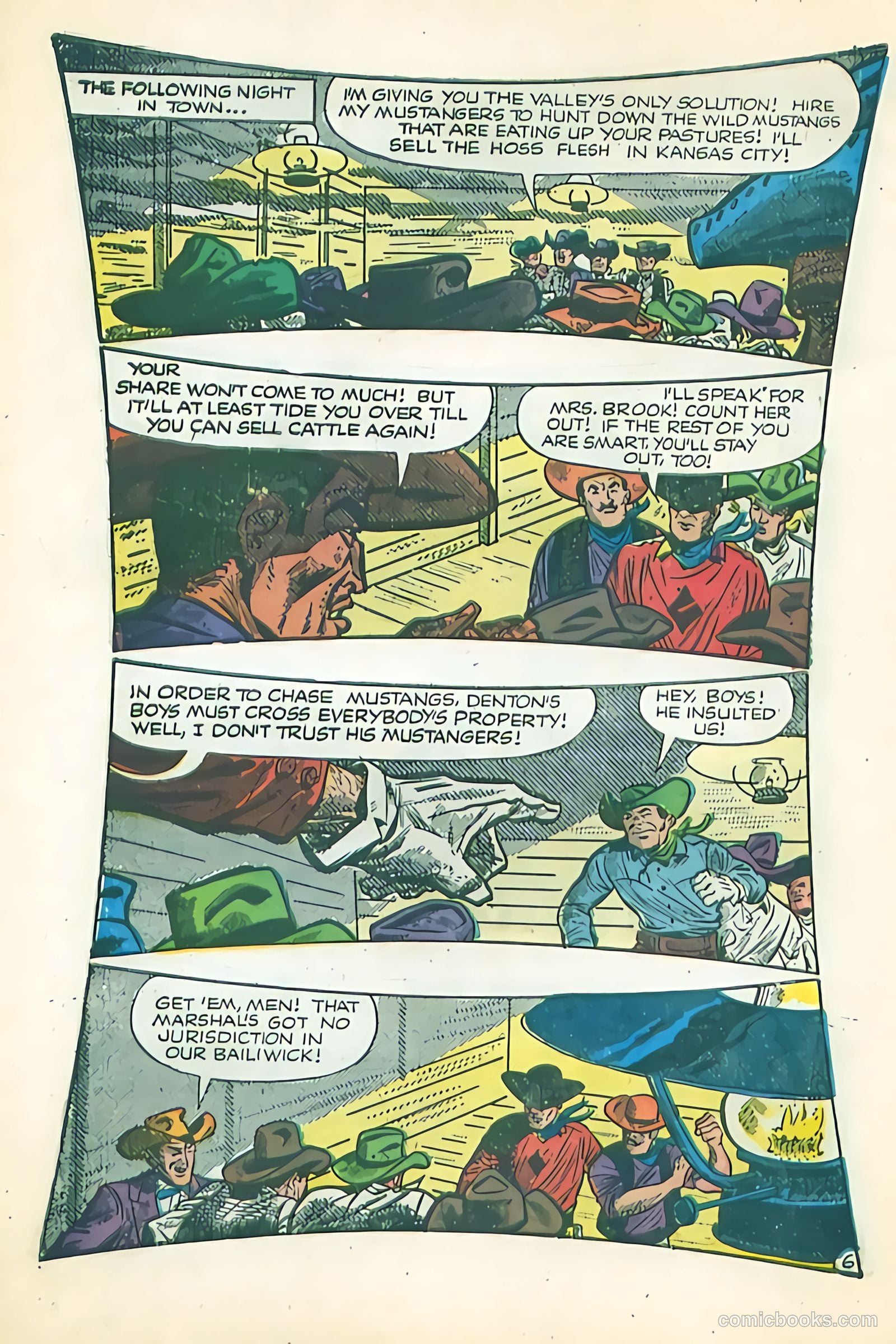 Black Diamond Western #51 (1954) — page 8 of 36