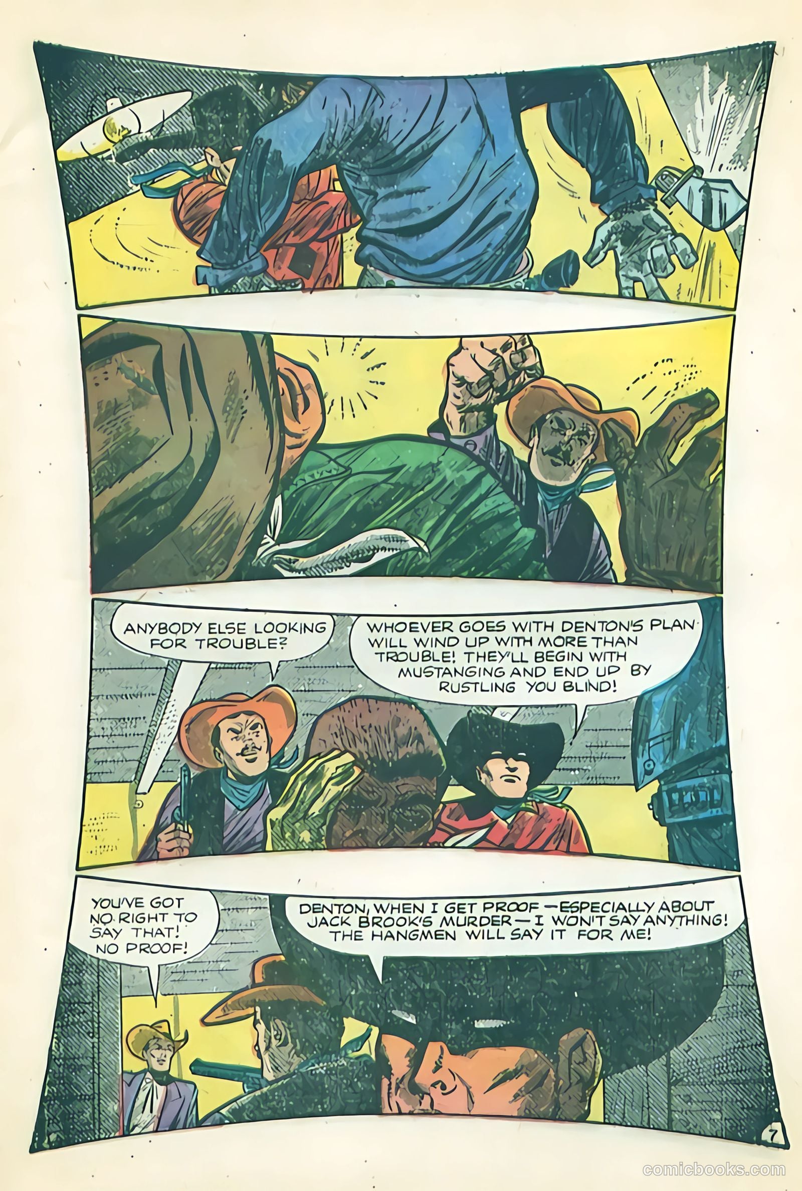Black Diamond Western #51 (1954) — page 9 of 36