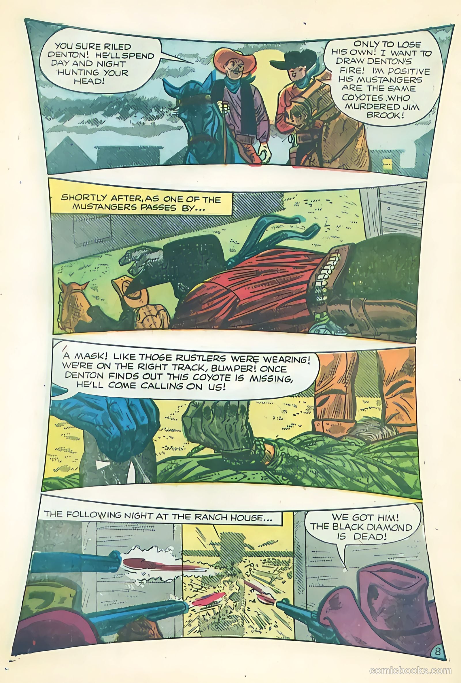 Black Diamond Western #51 (1954) — page 10 of 36