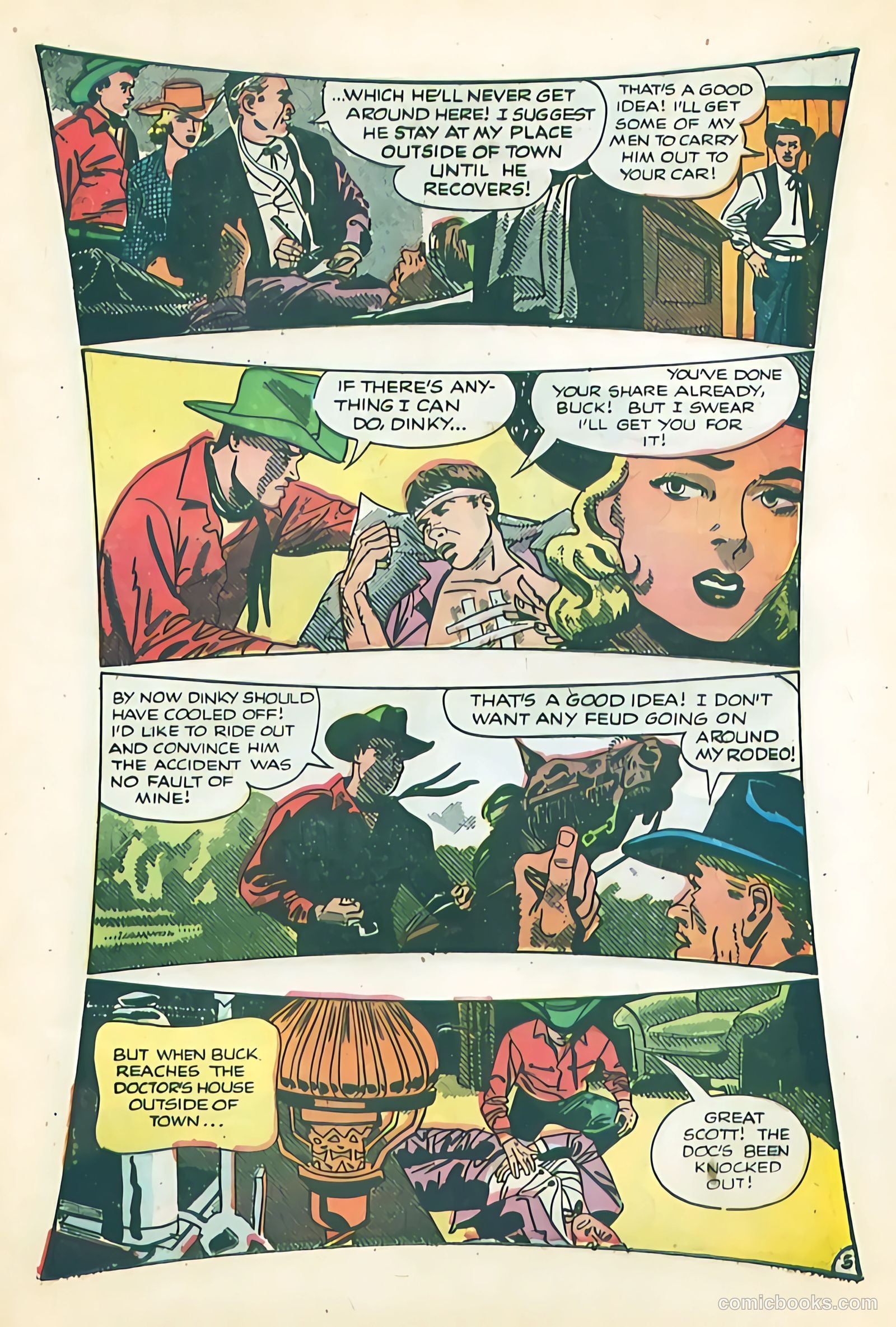 Black Diamond Western #51 (1954) — page 17 of 36