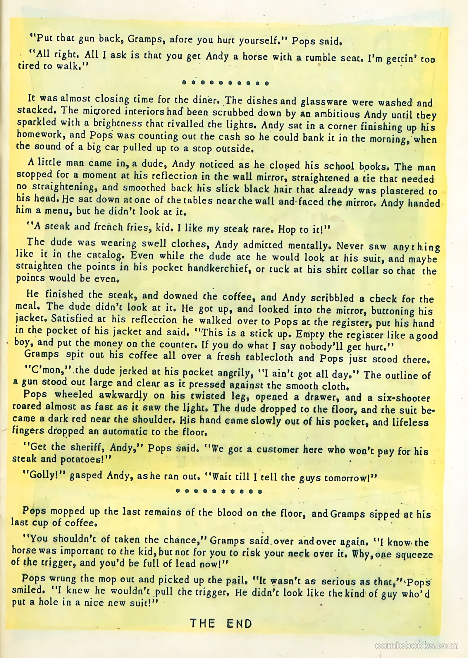 Black Diamond Western #51 (1954) — page 23 of 36