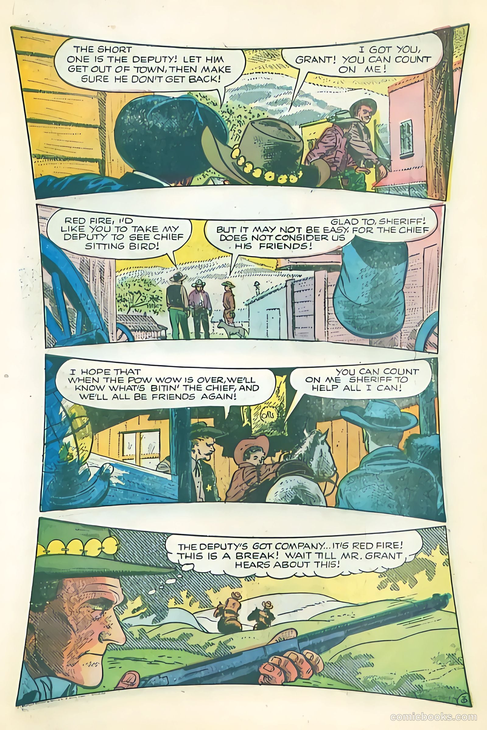 Black Diamond Western #51 (1954) — page 26 of 36