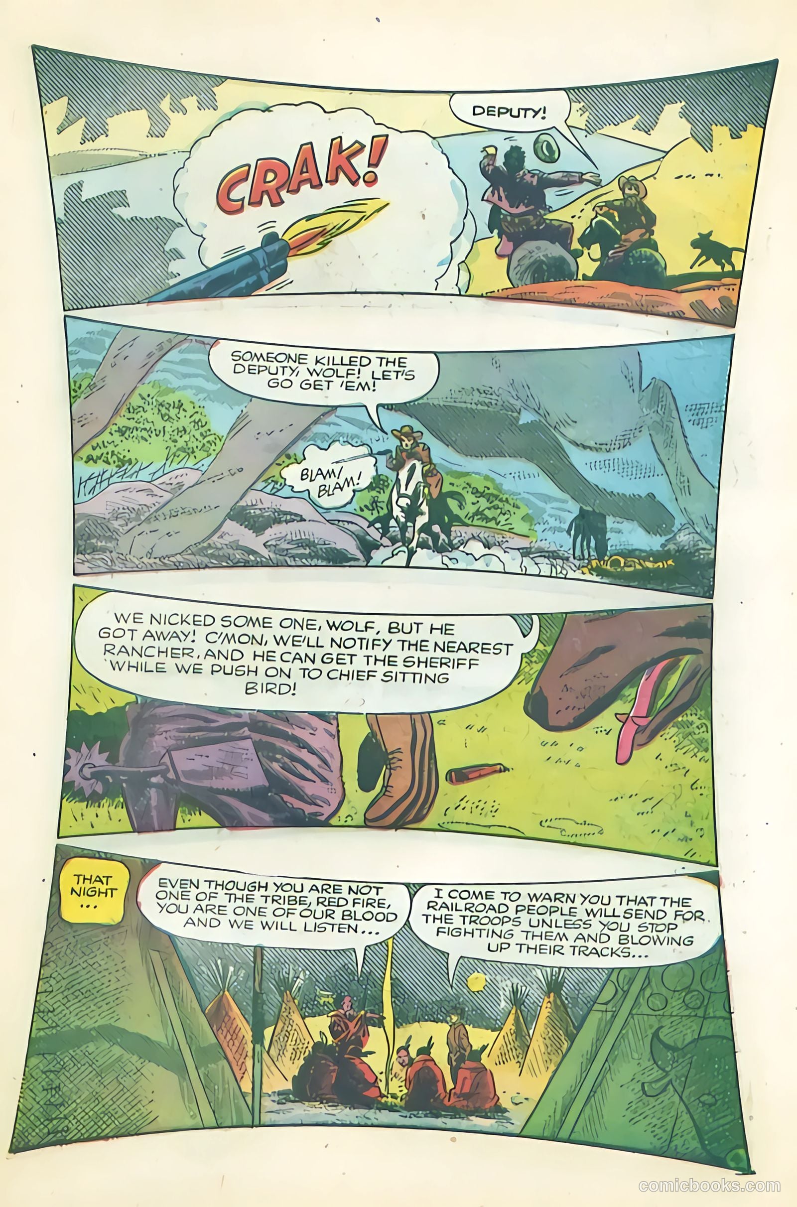 Black Diamond Western #51 (1954) — page 27 of 36