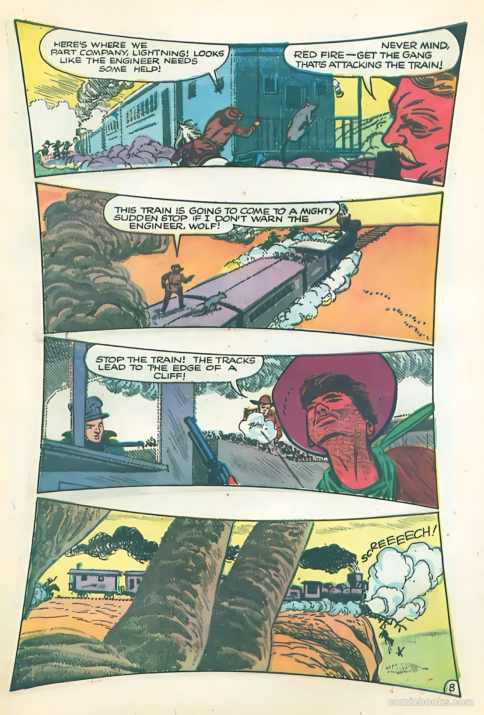 Black Diamond Western #51 (1954) — page 31 of 36