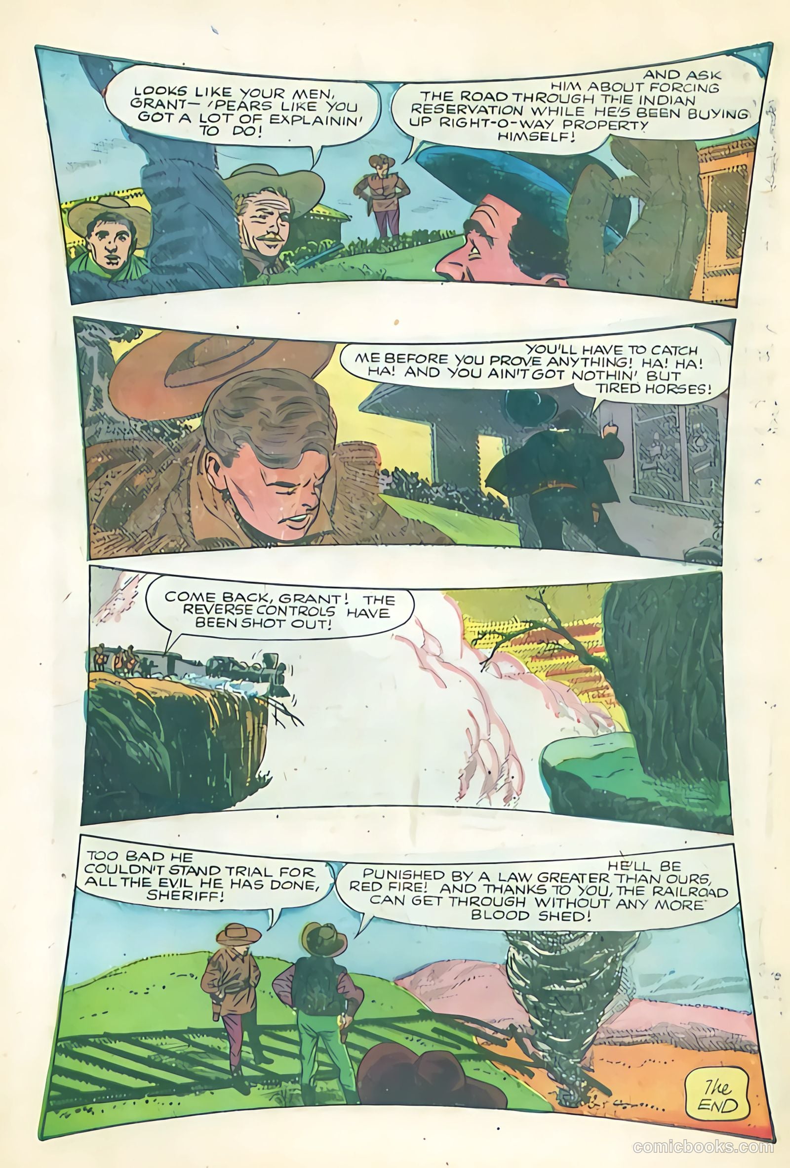 Black Diamond Western #51 (1954) — page 32 of 36