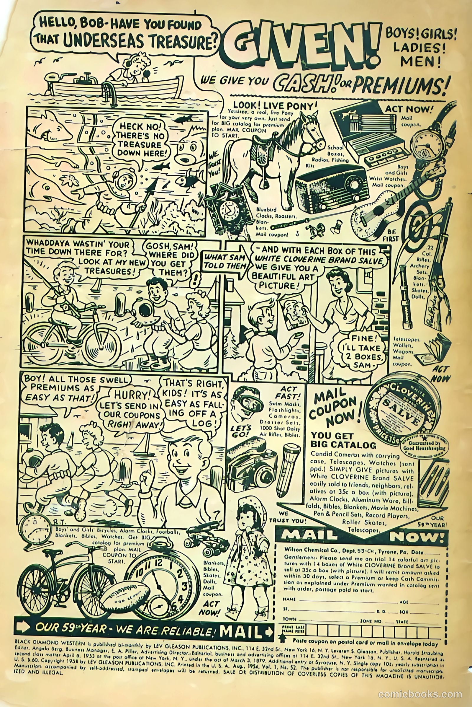 Black Diamond Western #52 (1954) — page 2 of 36