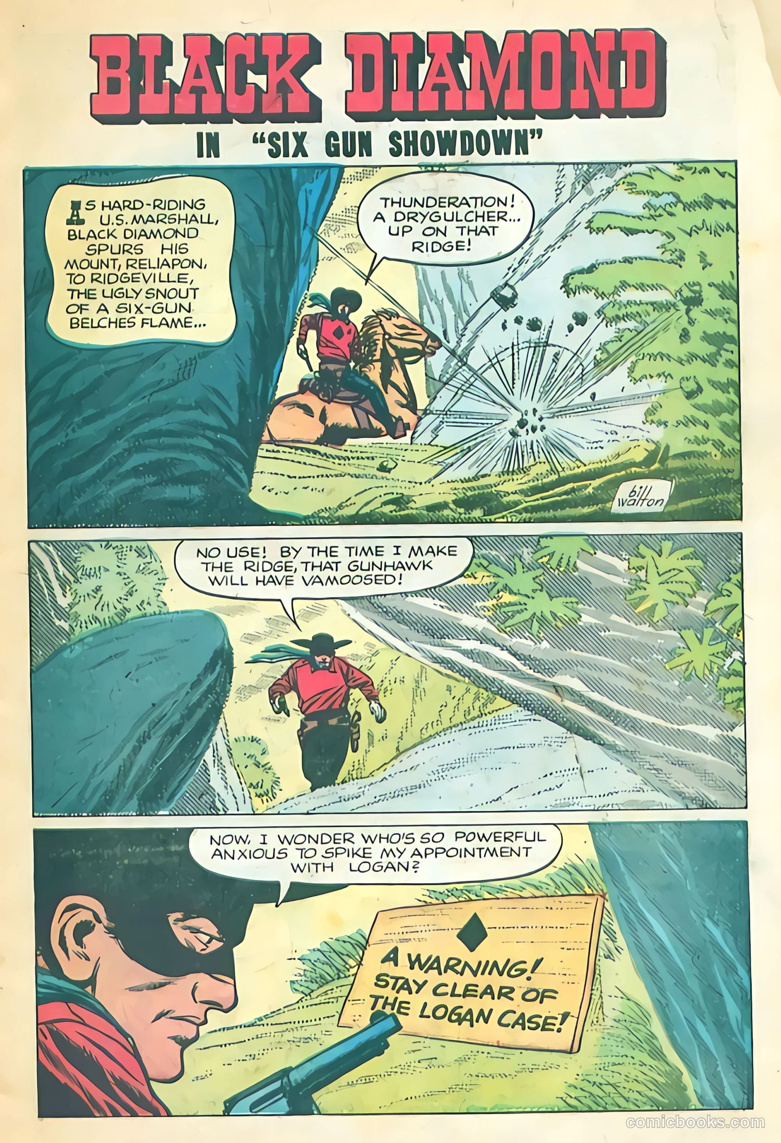 Black Diamond Western #52 (1954) — page 3 of 36