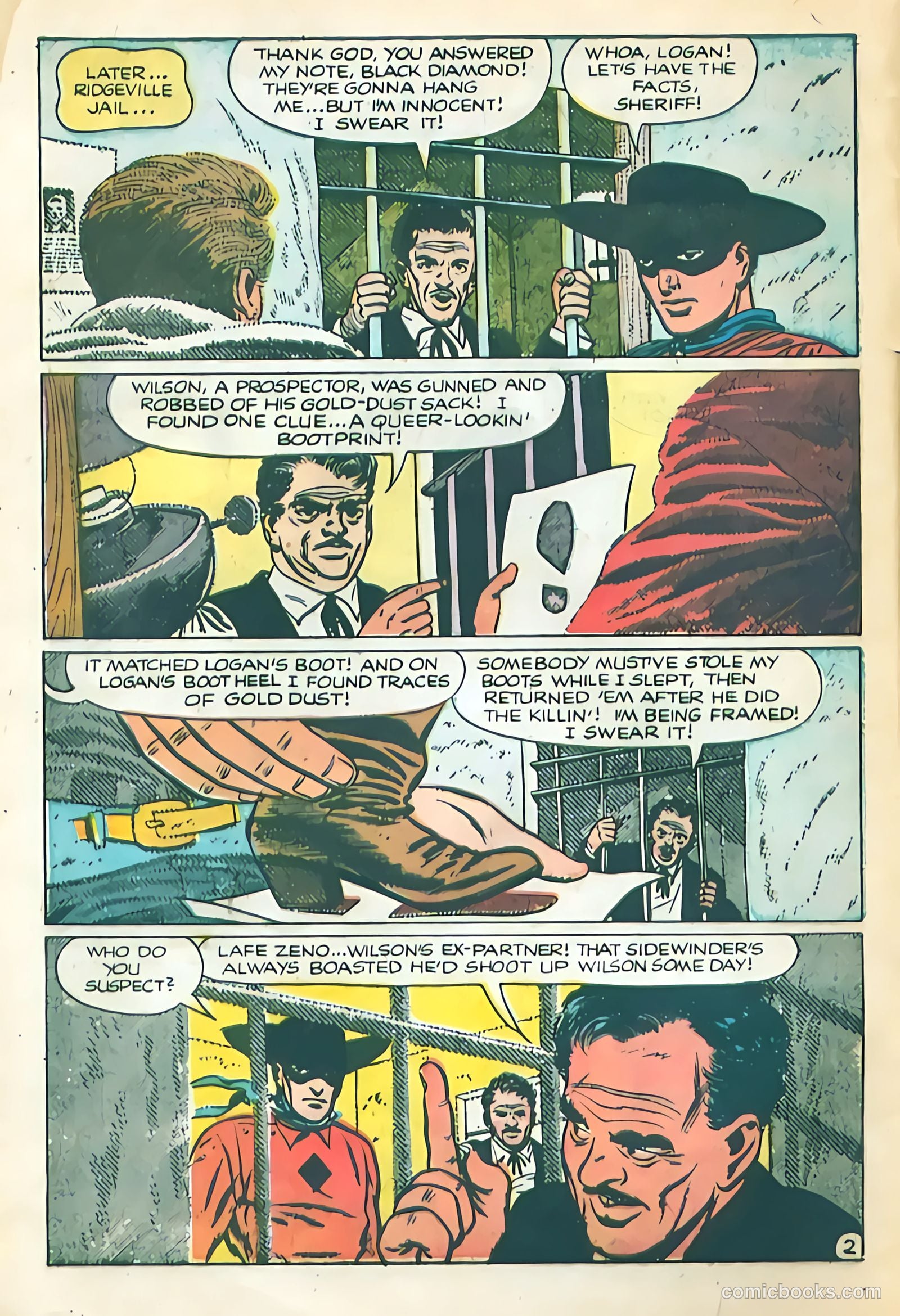Black Diamond Western #52 (1954) — page 4 of 36