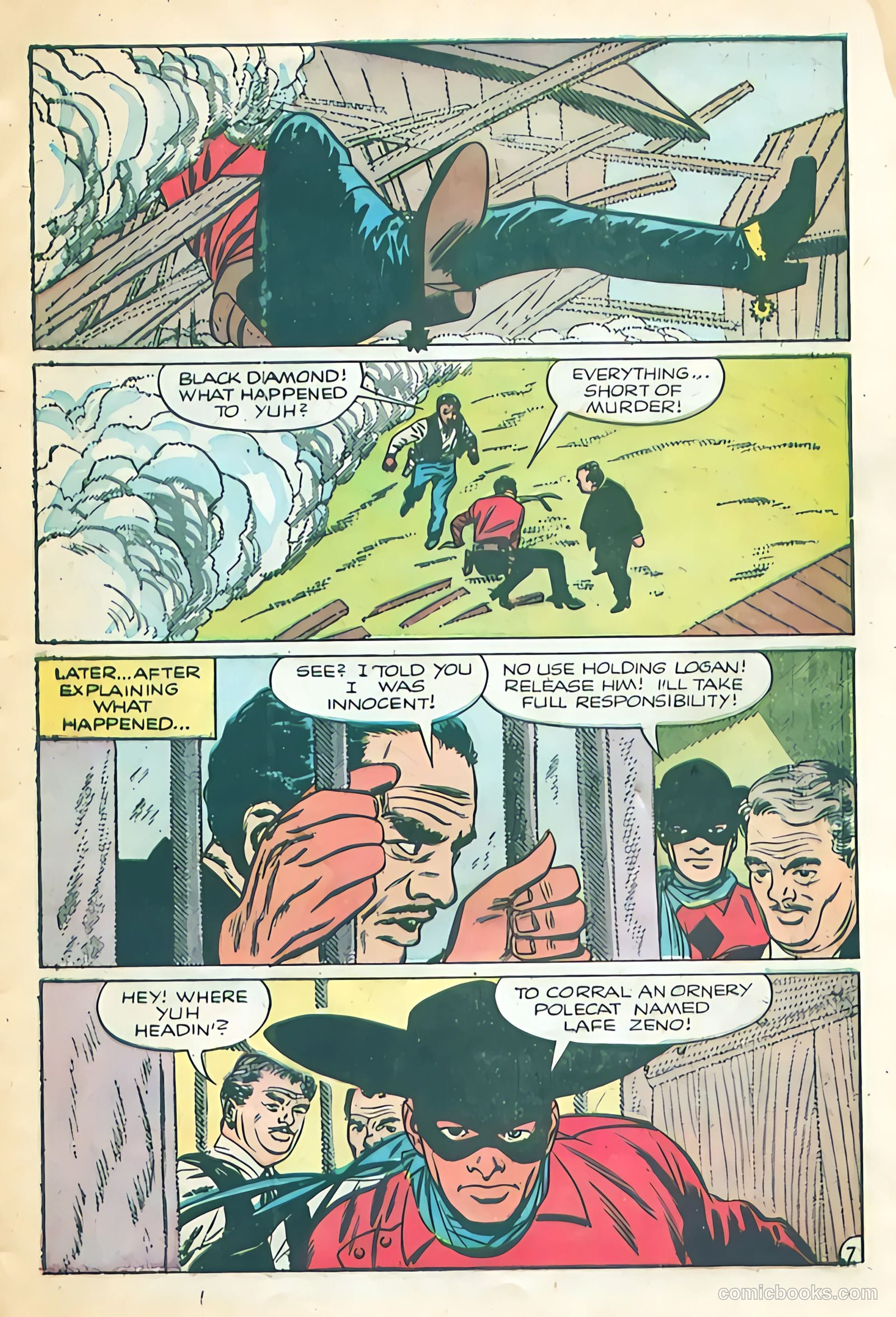 Black Diamond Western #52 (1954) — page 9 of 36