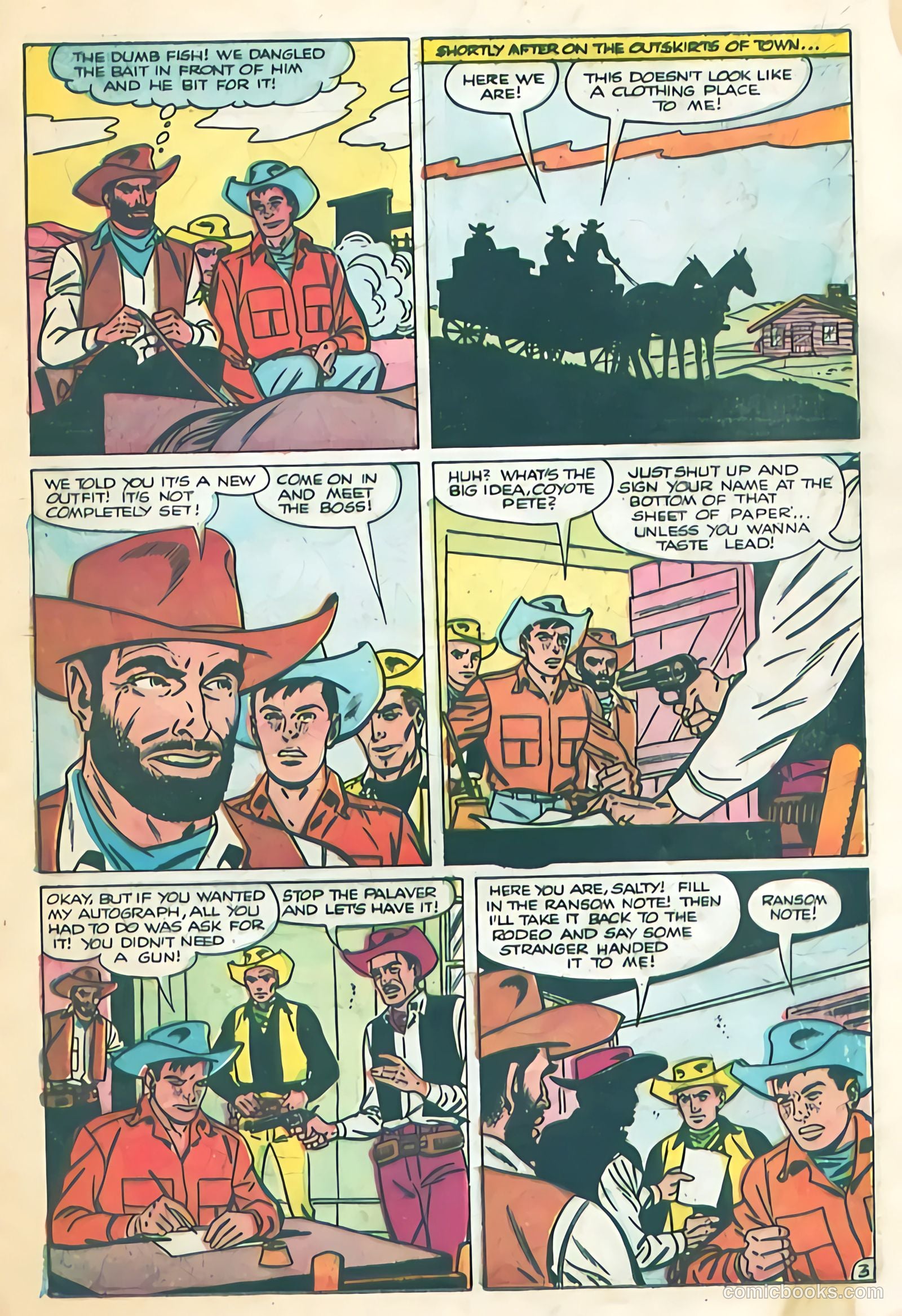 Black Diamond Western #52 (1954) — page 15 of 36