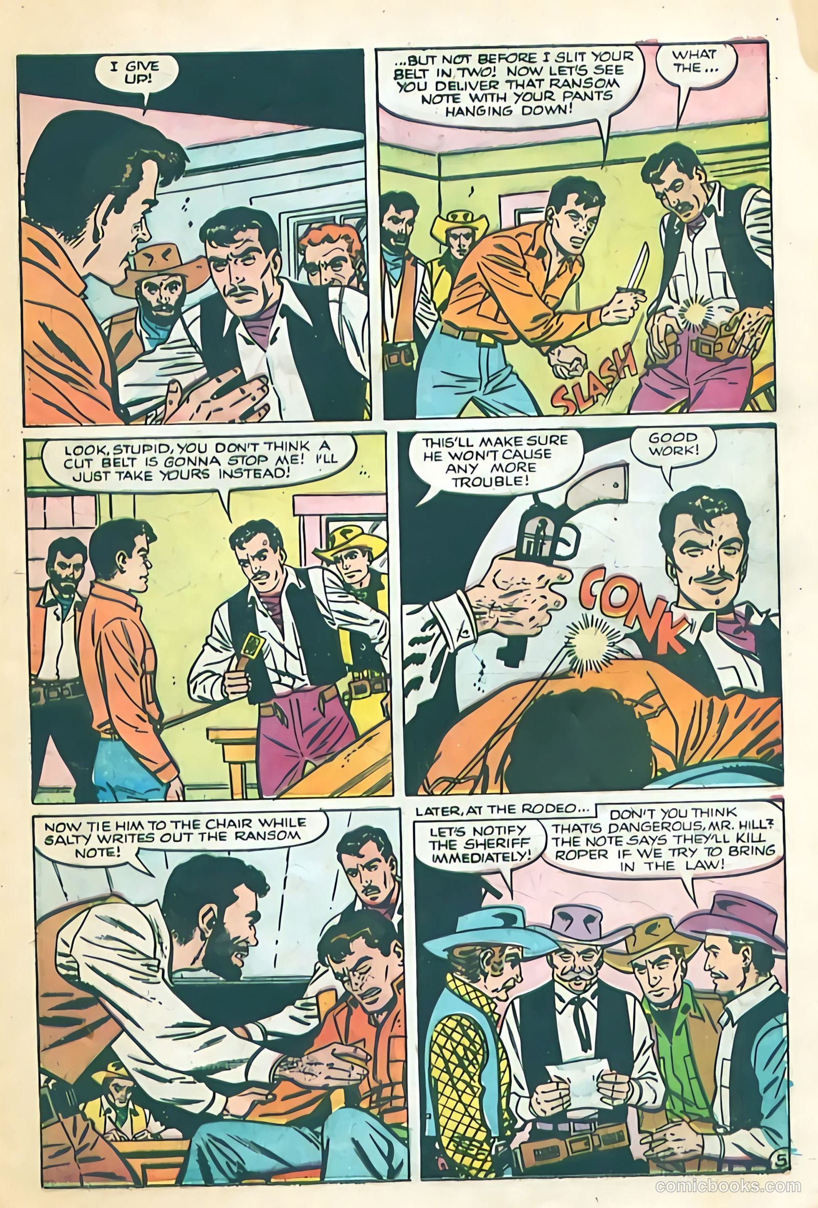 Black Diamond Western #52 (1954) — page 17 of 36