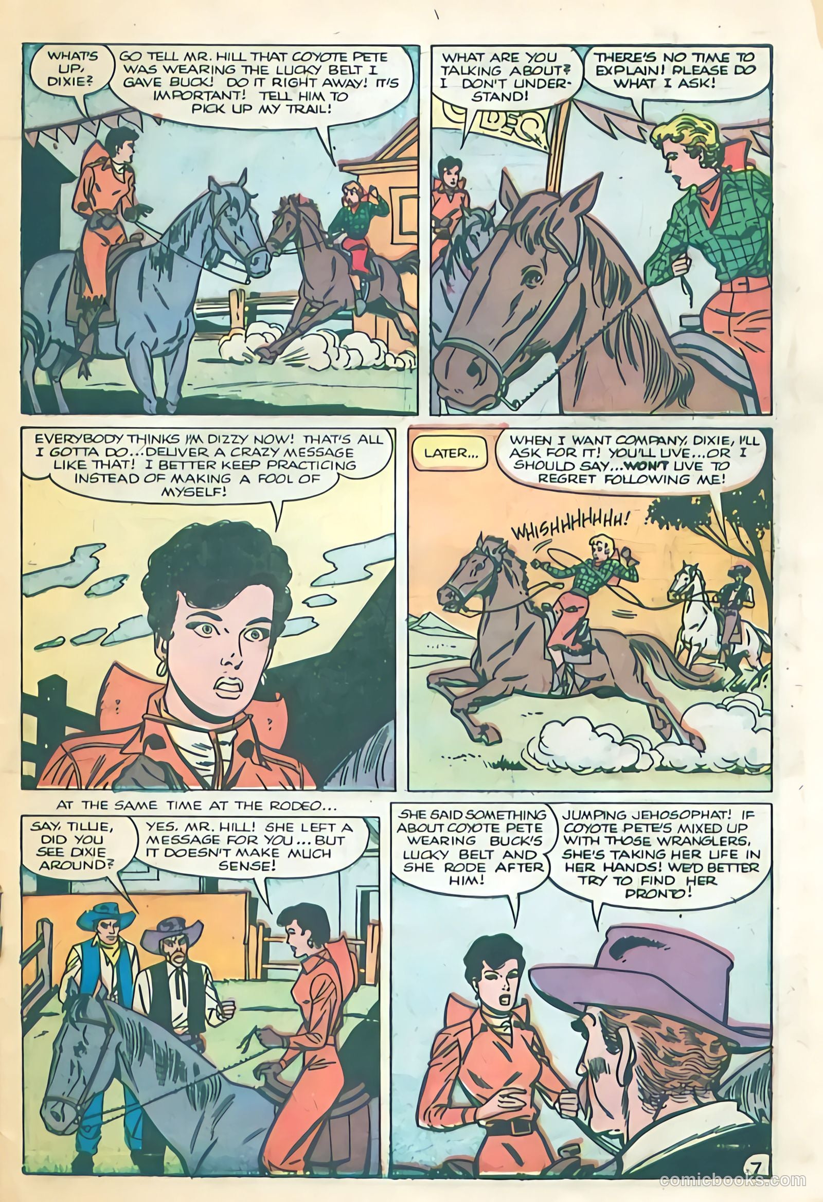 Black Diamond Western #52 (1954) — page 19 of 36