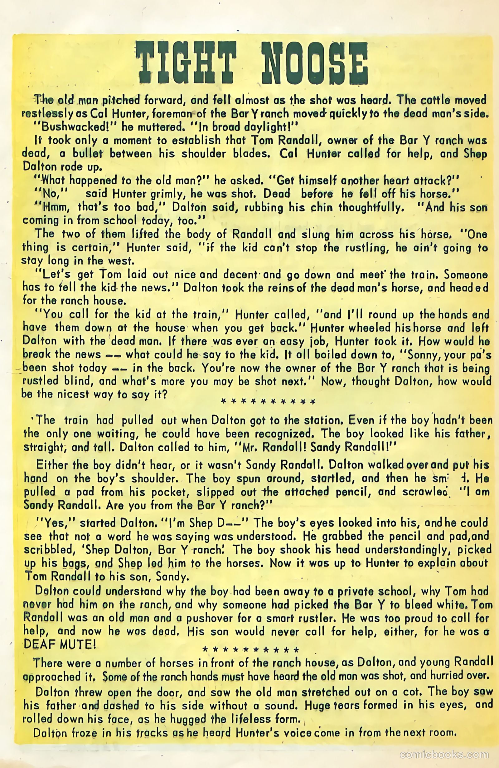 Black Diamond Western #52 (1954) — page 22 of 36
