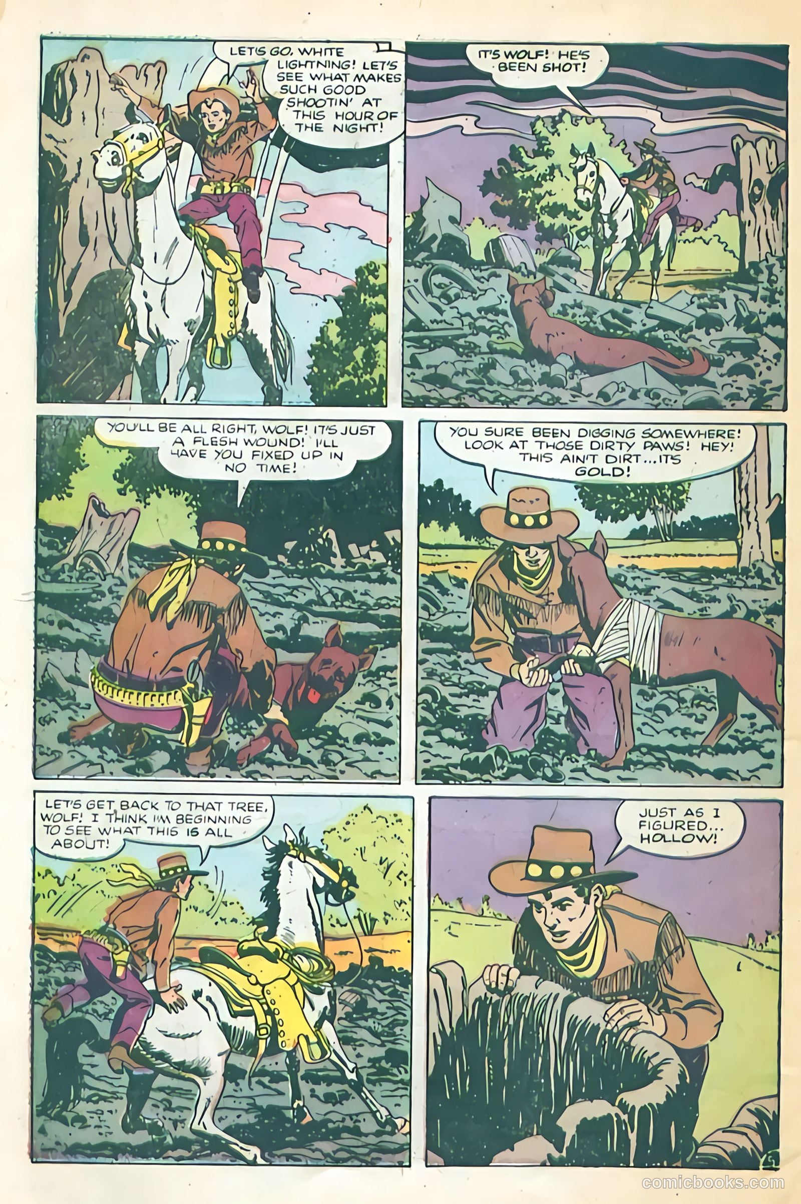 Black Diamond Western #52 (1954) — page 28 of 36