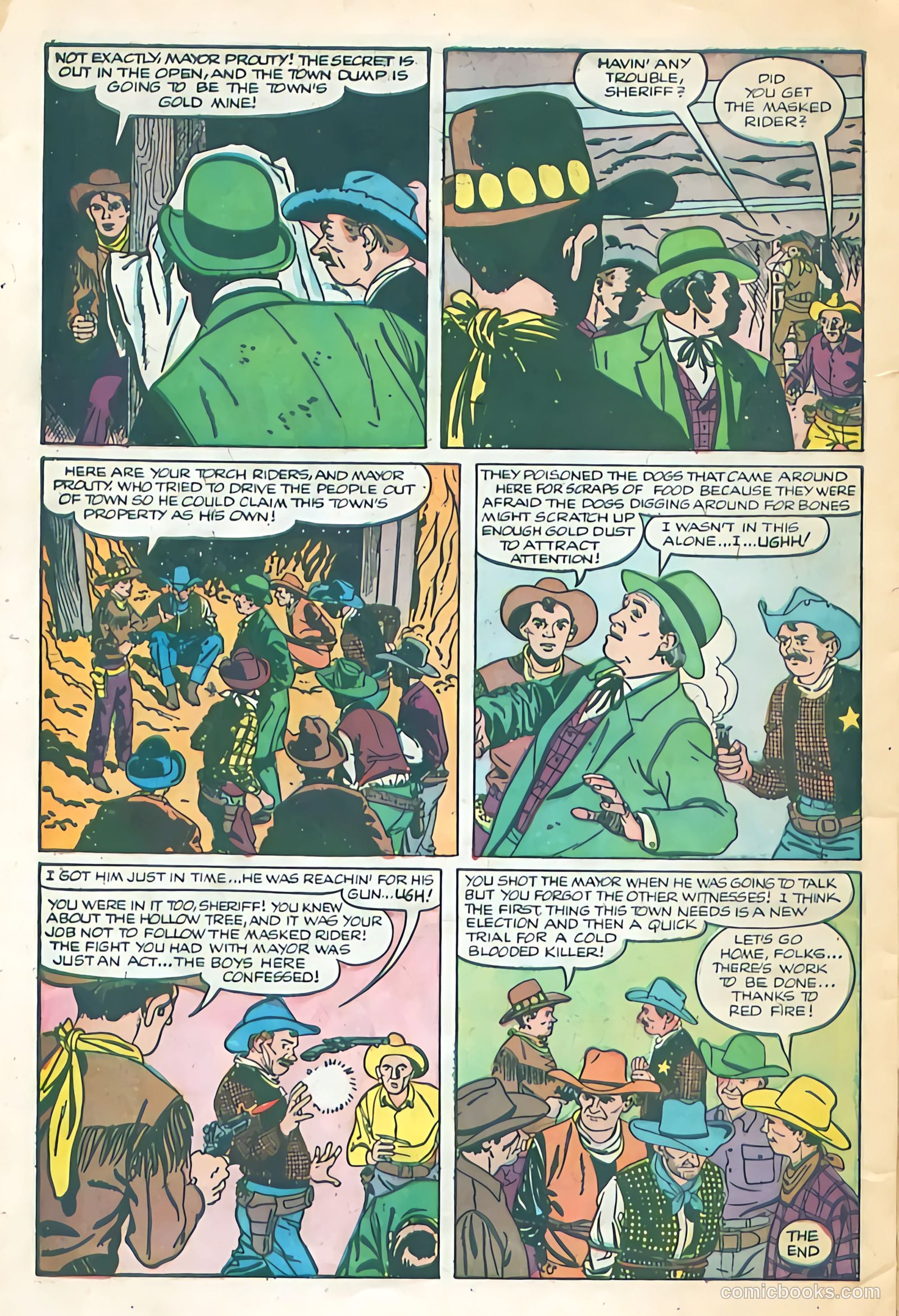 Black Diamond Western #52 (1954) — page 32 of 36