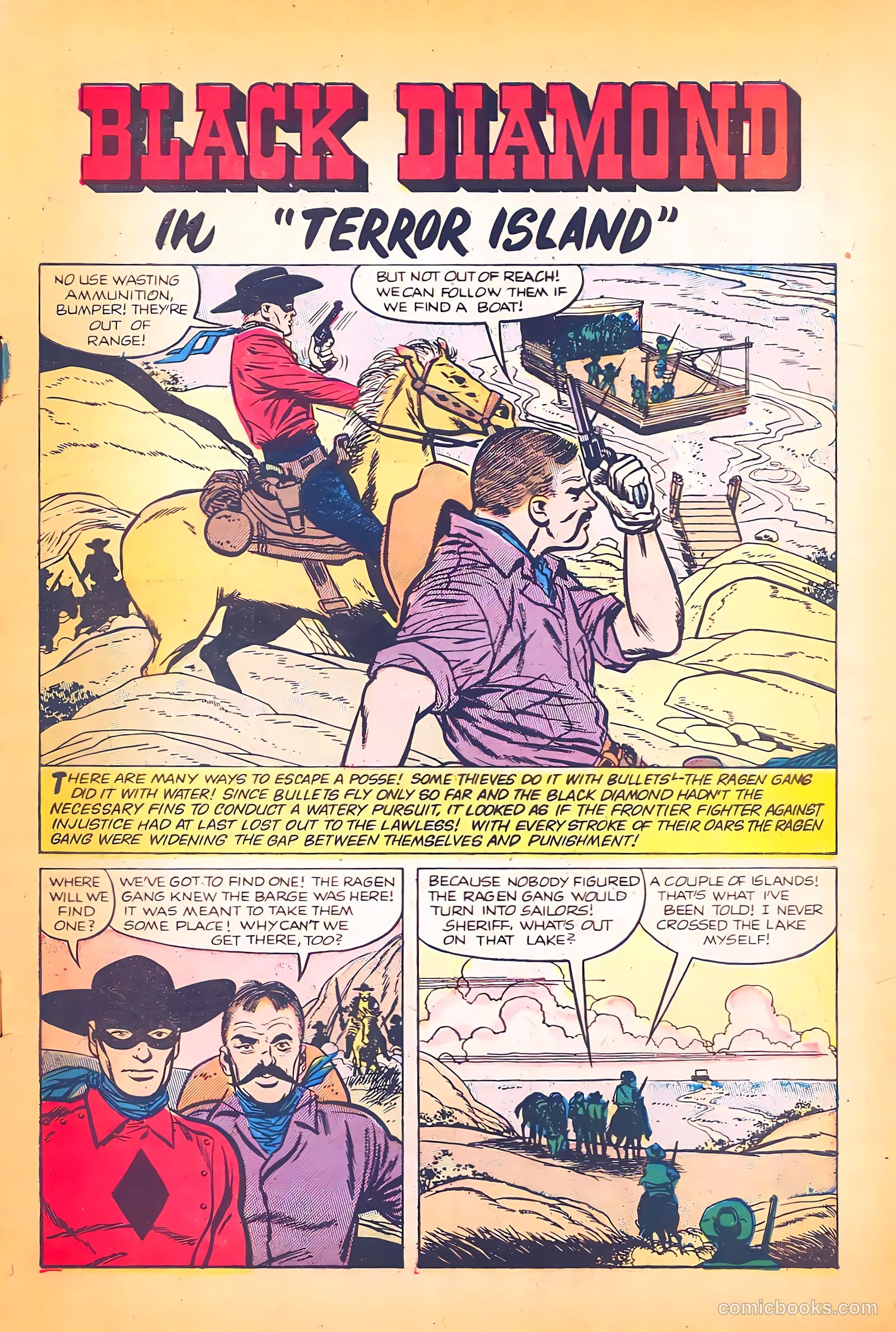 Black Diamond Western #53 (1954) — page 3 of 36