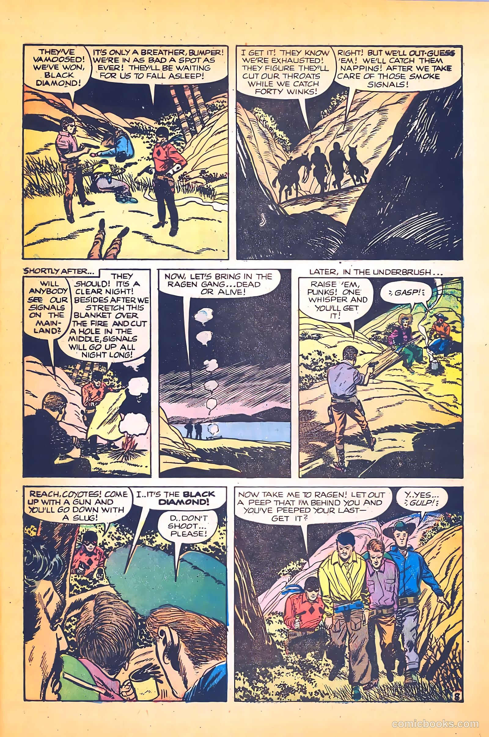 Black Diamond Western #53 (1954) — page 9 of 36