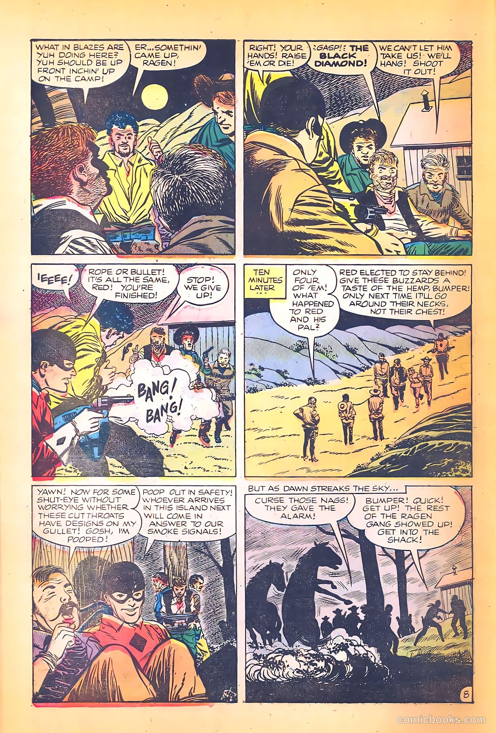 Black Diamond Western #53 (1954) — page 10 of 36