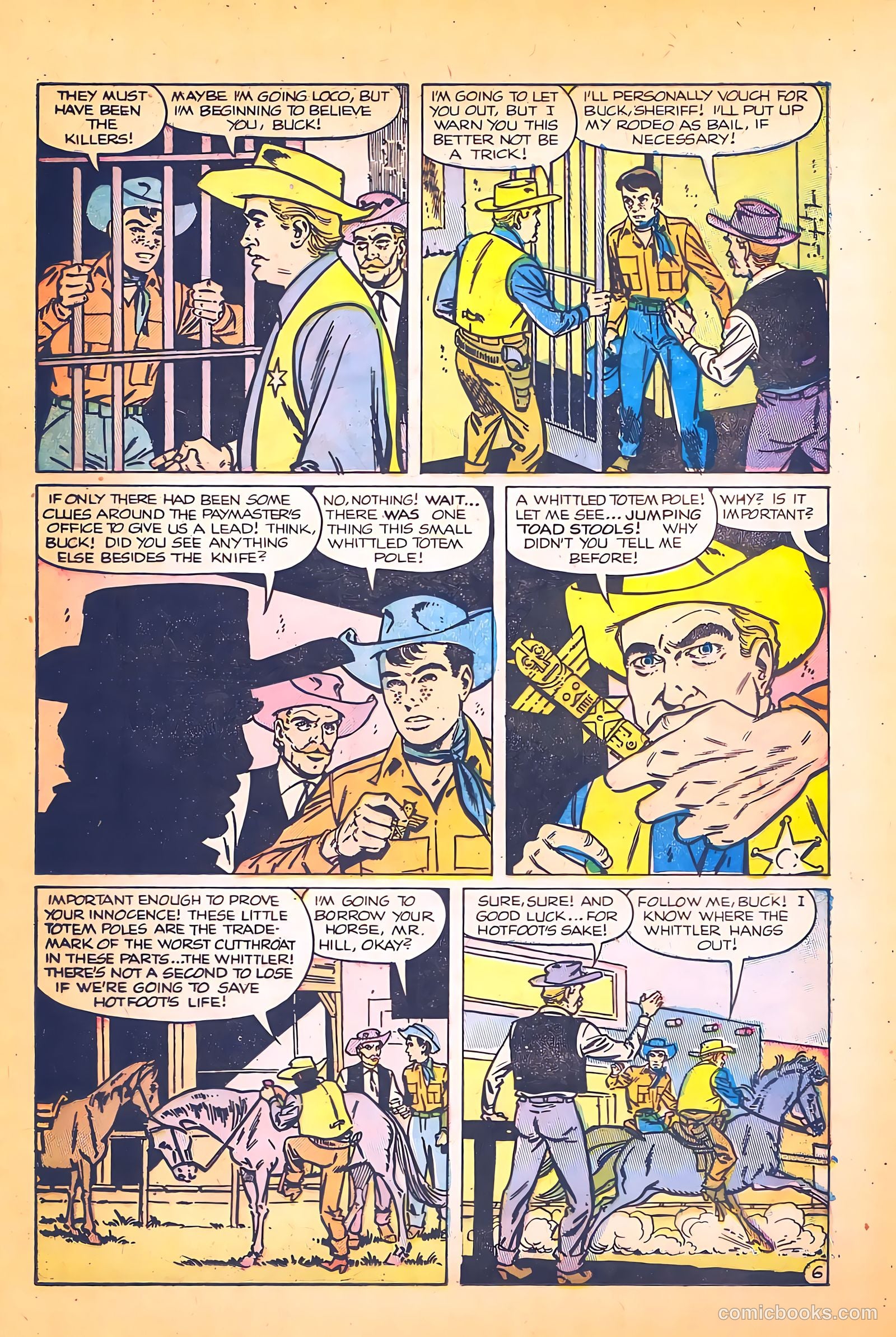 Black Diamond Western #53 (1954) — page 17 of 36