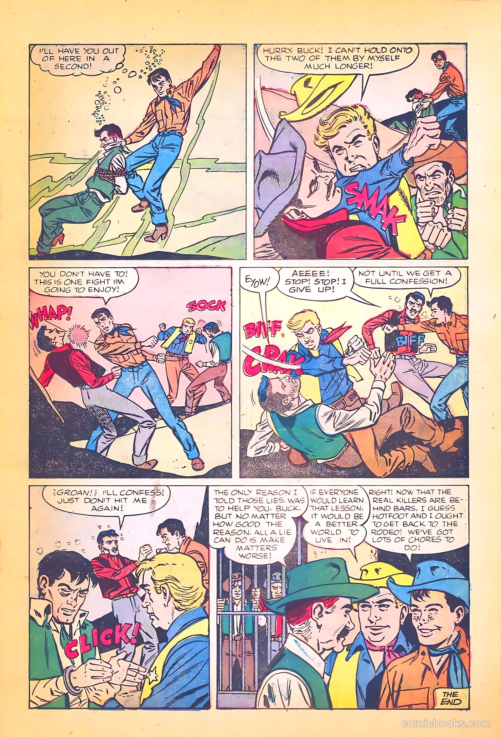 Black Diamond Western #53 (1954) — page 19 of 36