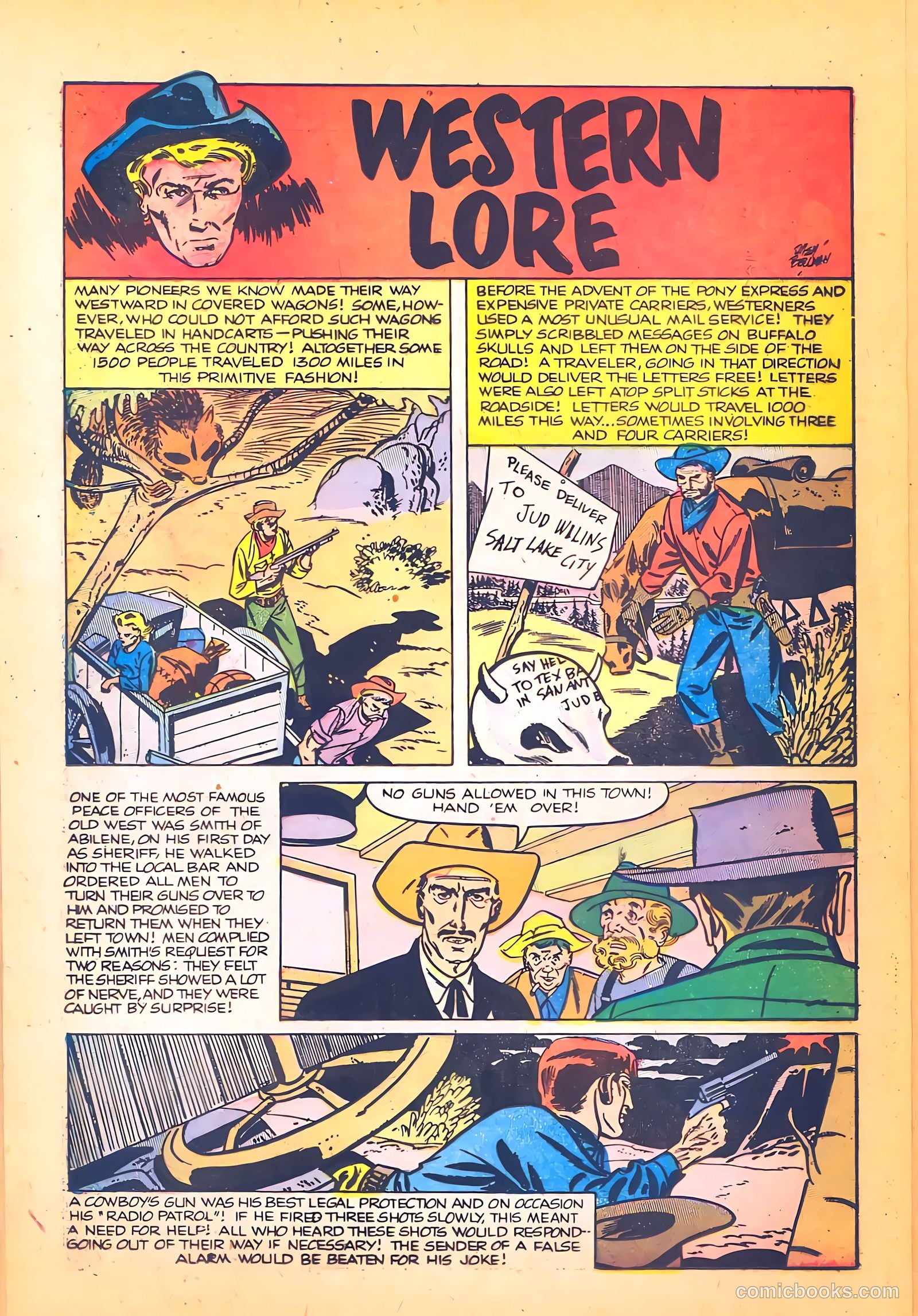 Black Diamond Western #53 (1954) — page 20 of 36