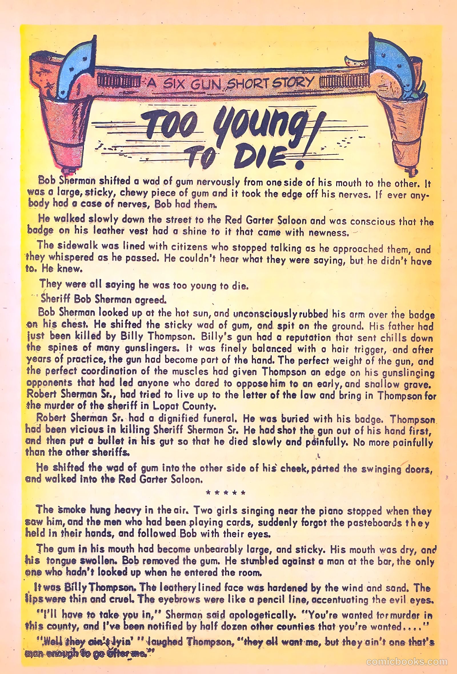 Black Diamond Western #53 (1954) — page 22 of 36