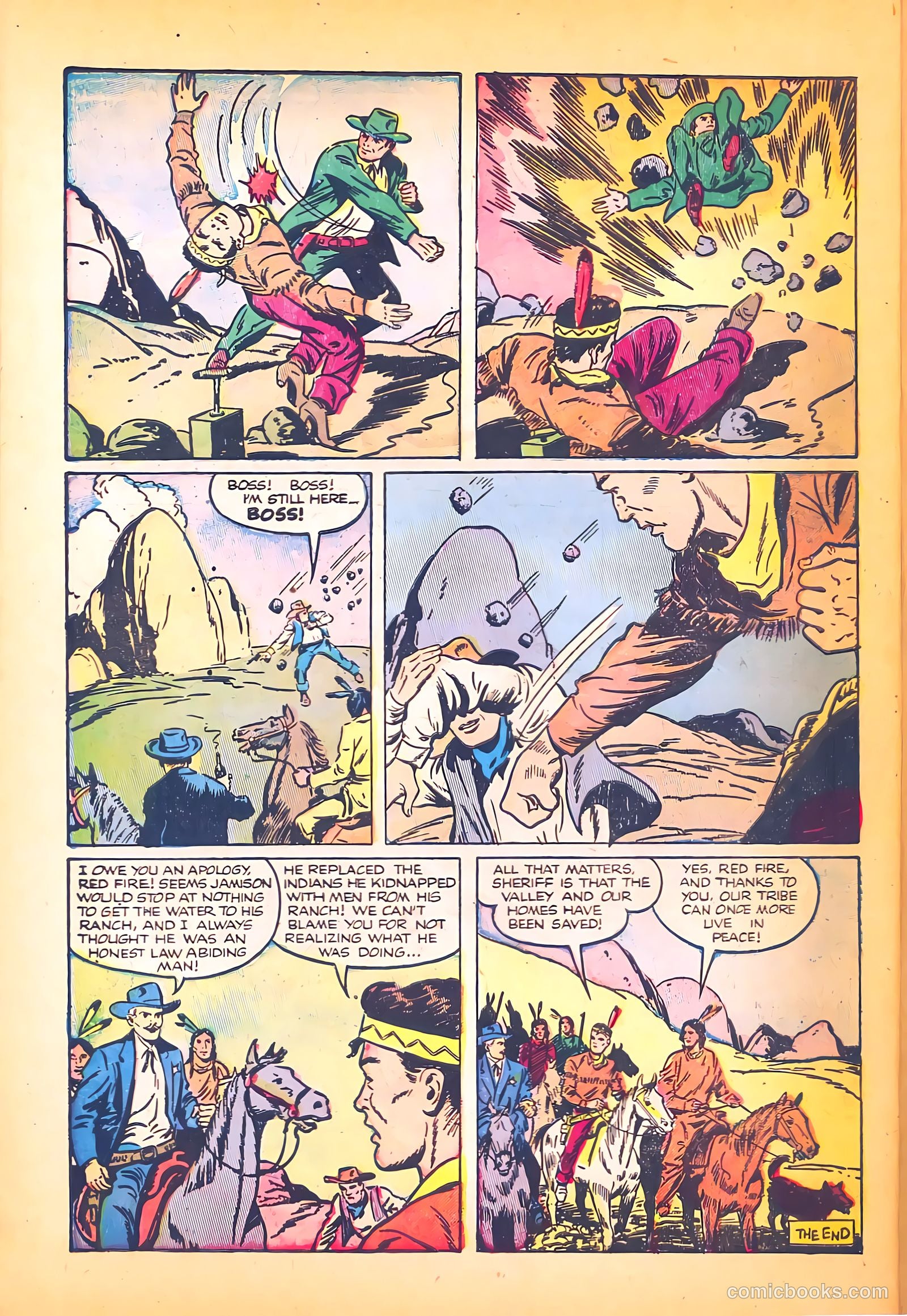 Black Diamond Western #53 (1954) — page 32 of 36