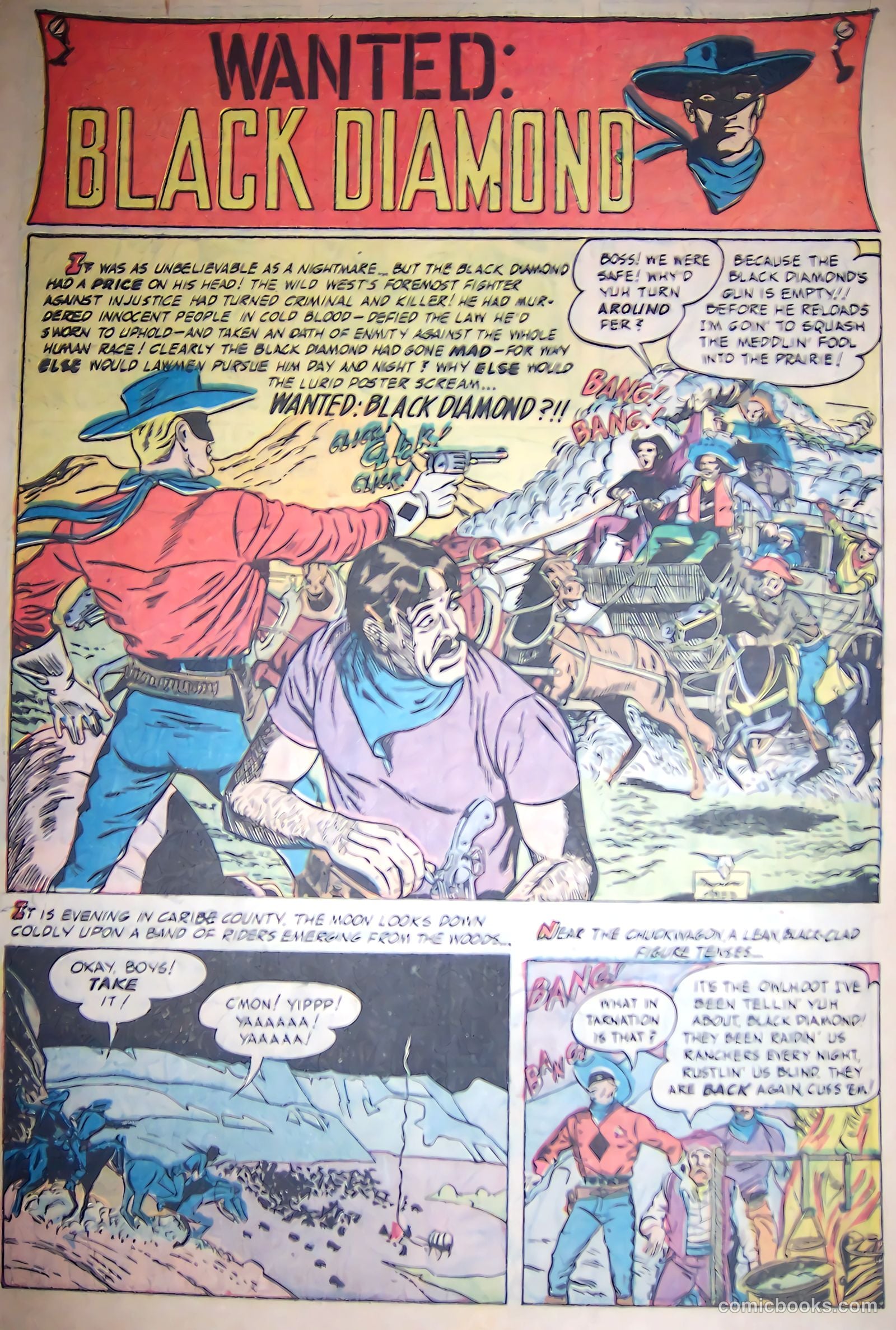 Black Diamond Western #54 (1955) — page 3 of 36