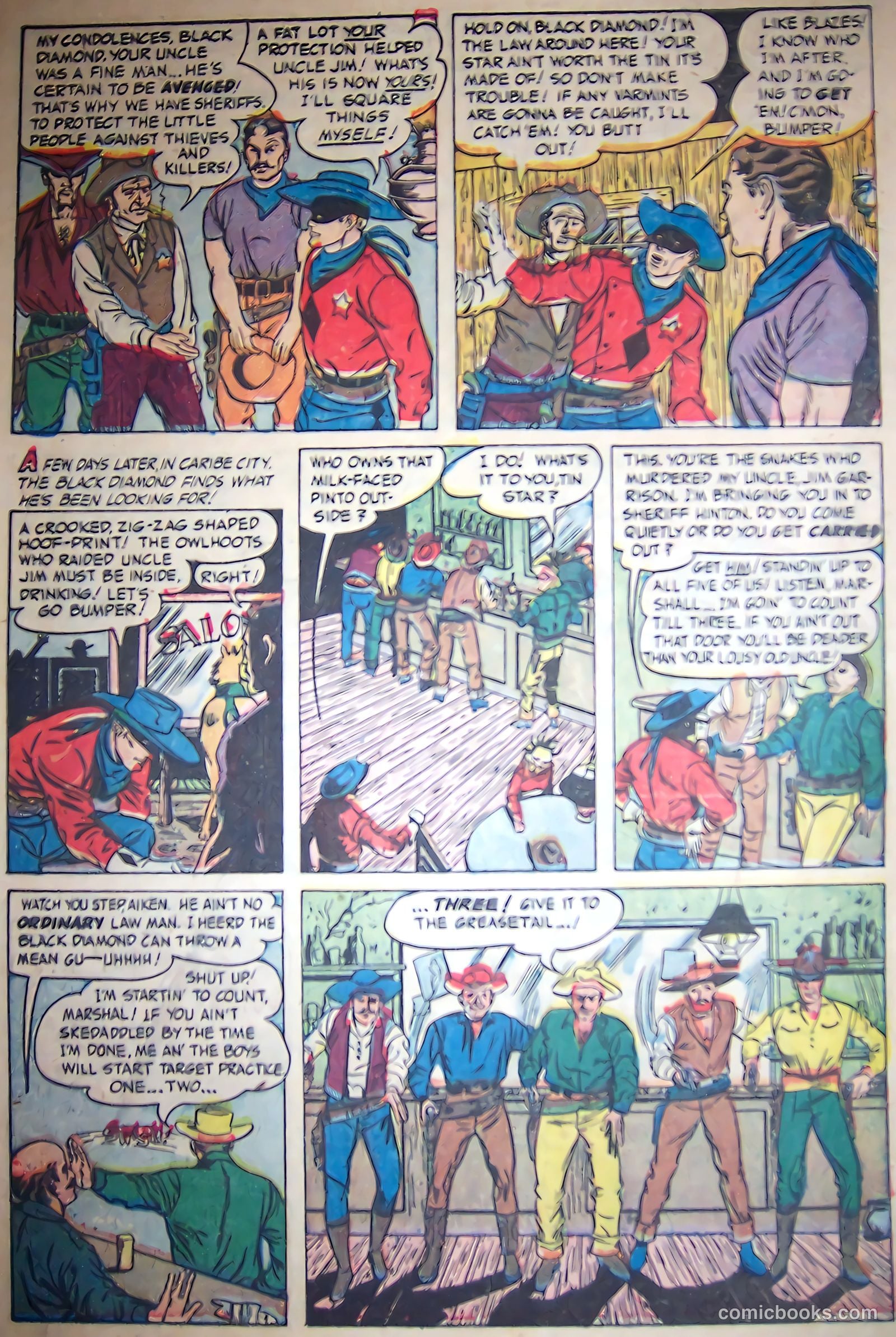 Black Diamond Western #54 (1955) — page 5 of 36