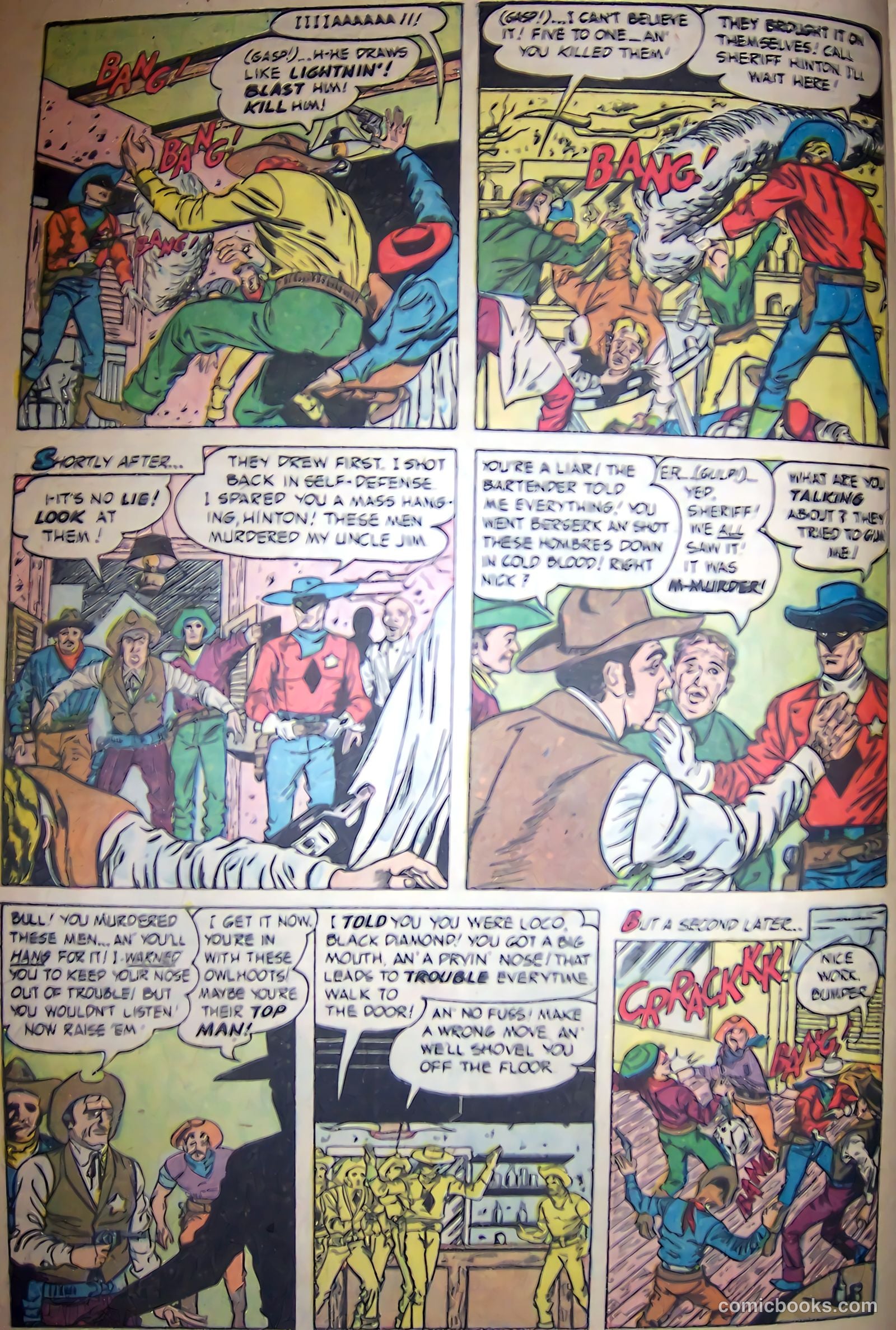 Black Diamond Western #54 (1955) — page 6 of 36