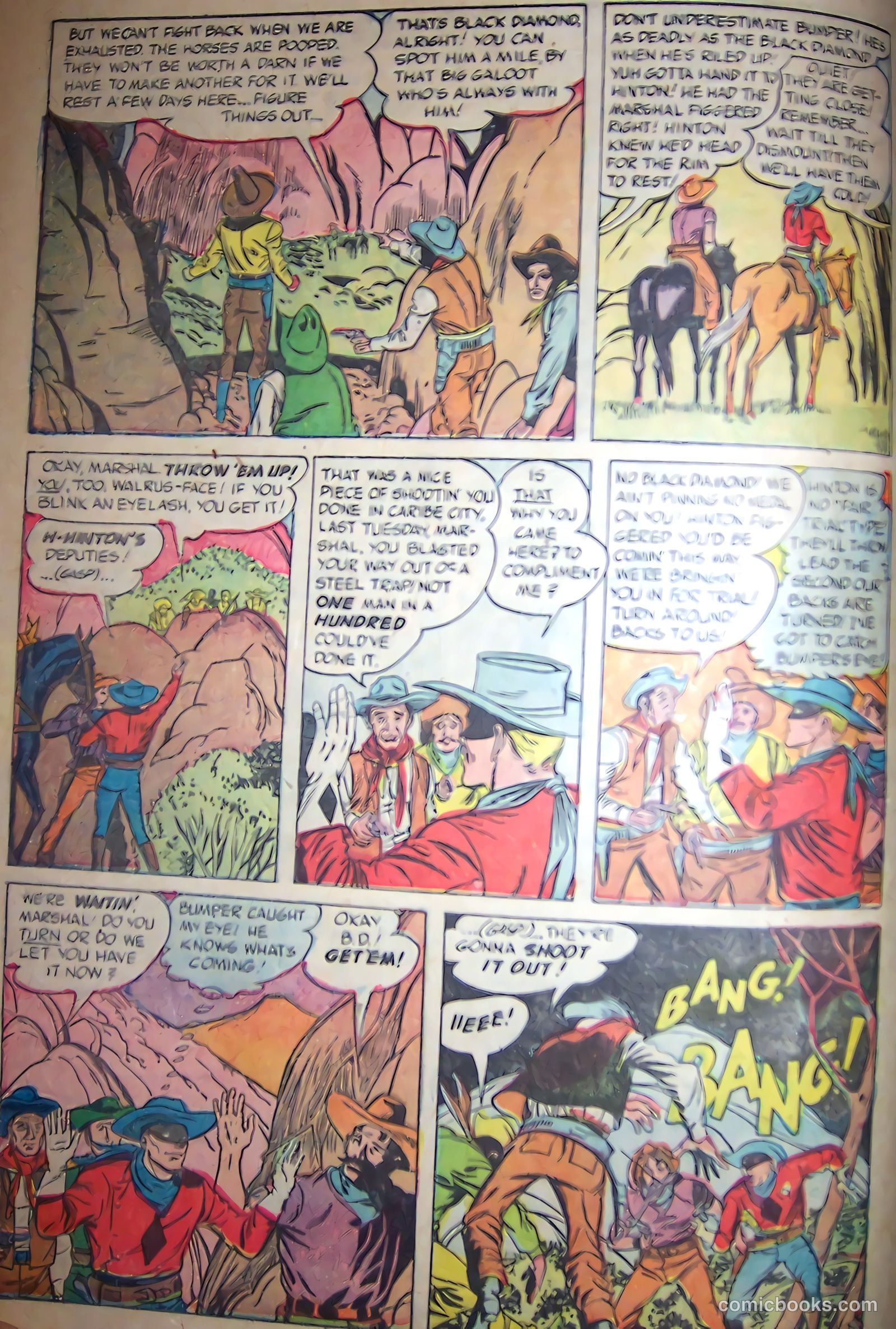 Black Diamond Western #54 (1955) — page 8 of 36