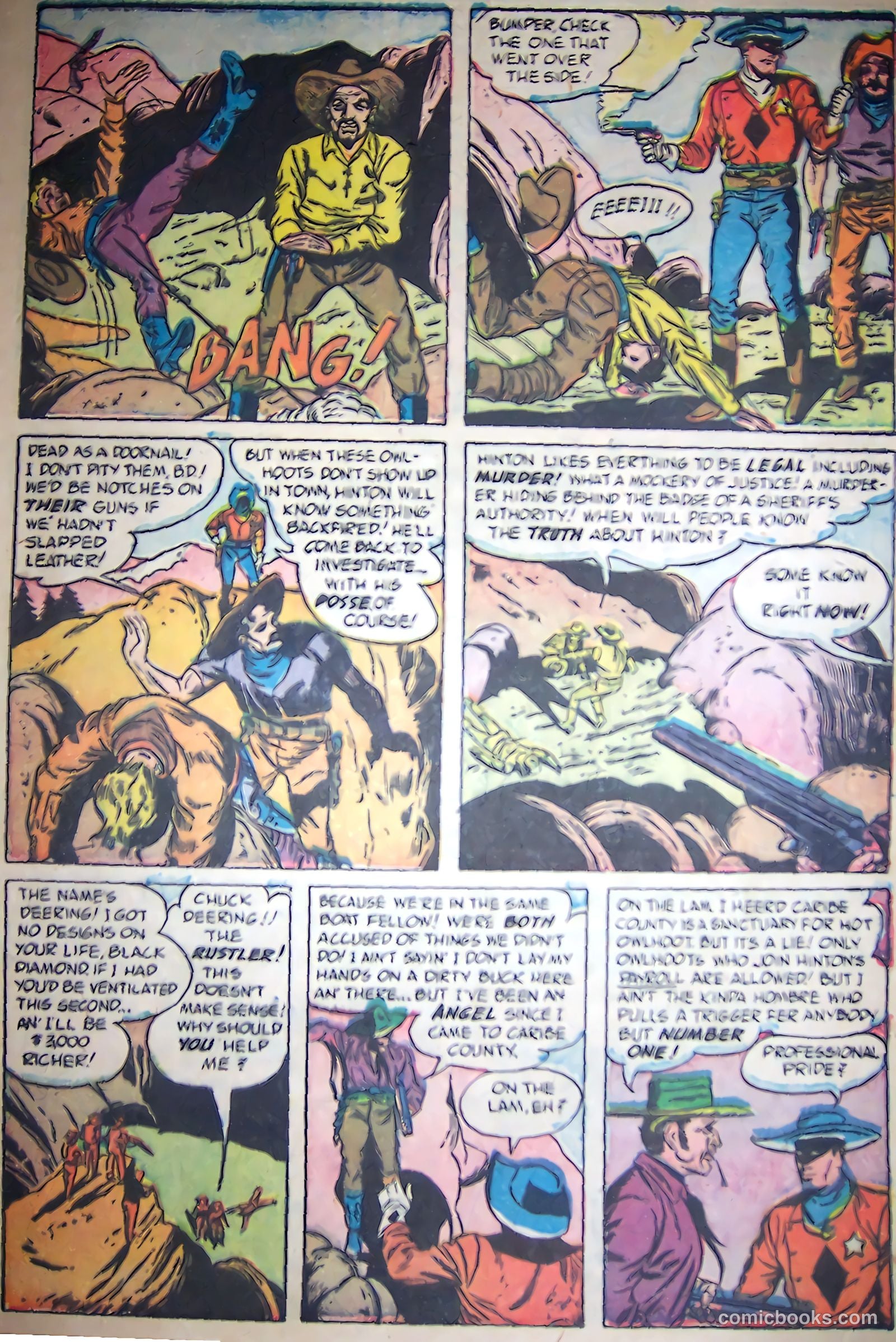 Black Diamond Western #54 (1955) — page 9 of 36