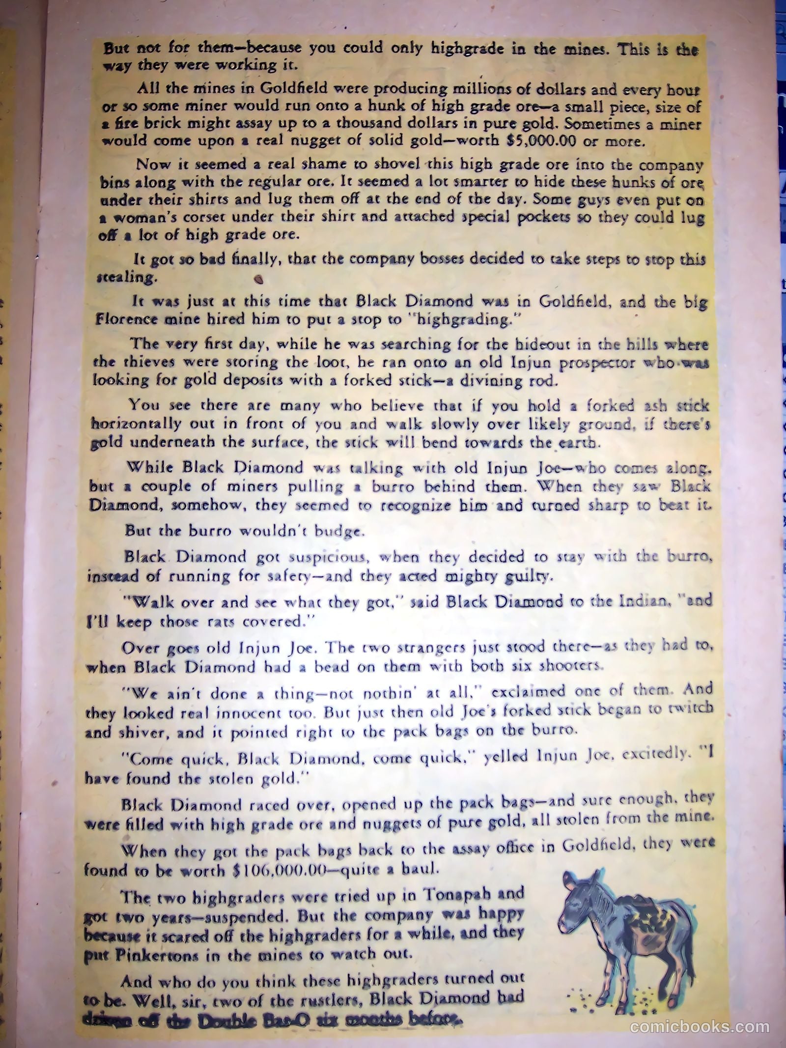 Black Diamond Western #54 (1955) — page 17 of 36