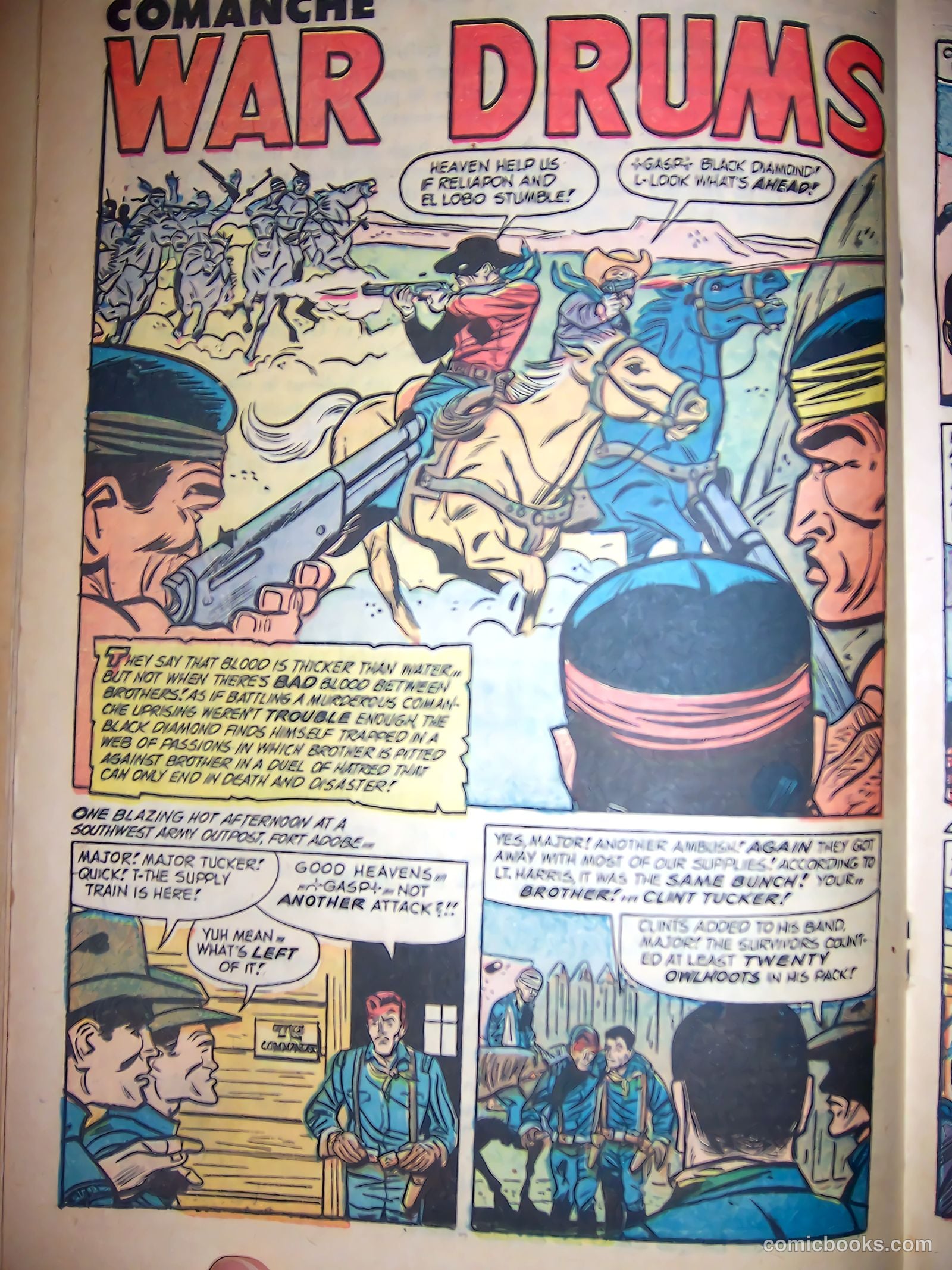 Black Diamond Western #54 (1955) — page 18 of 36