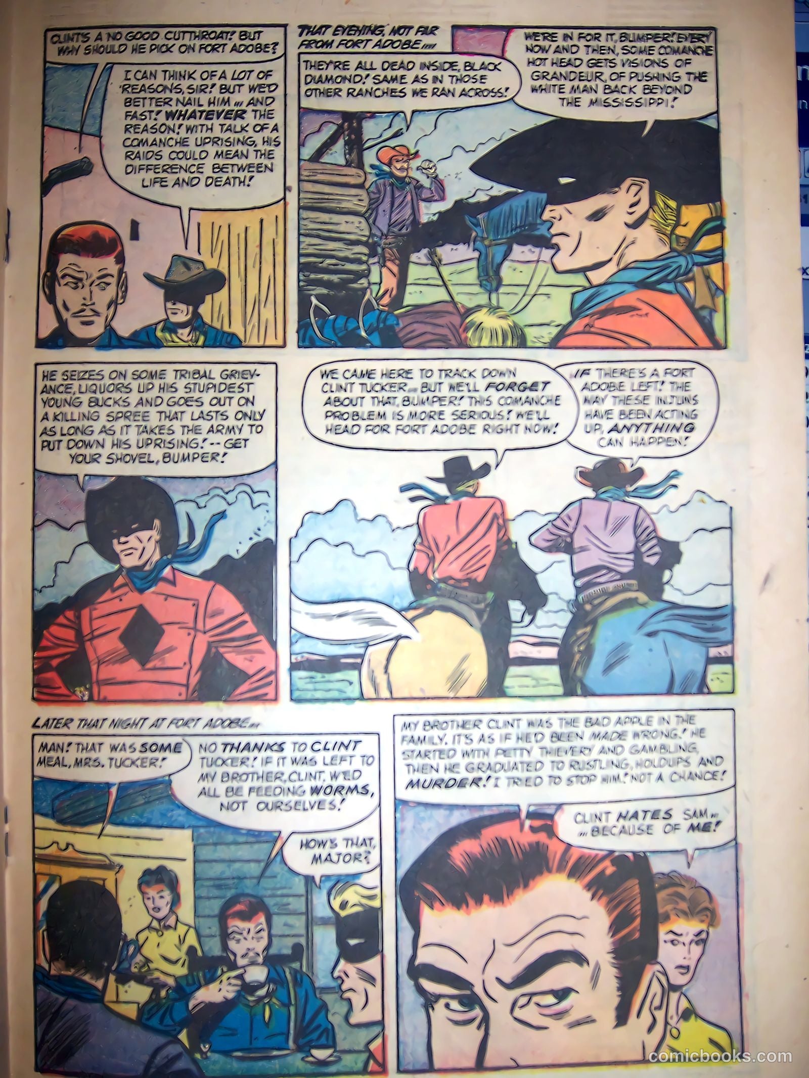 Black Diamond Western #54 (1955) — page 19 of 36