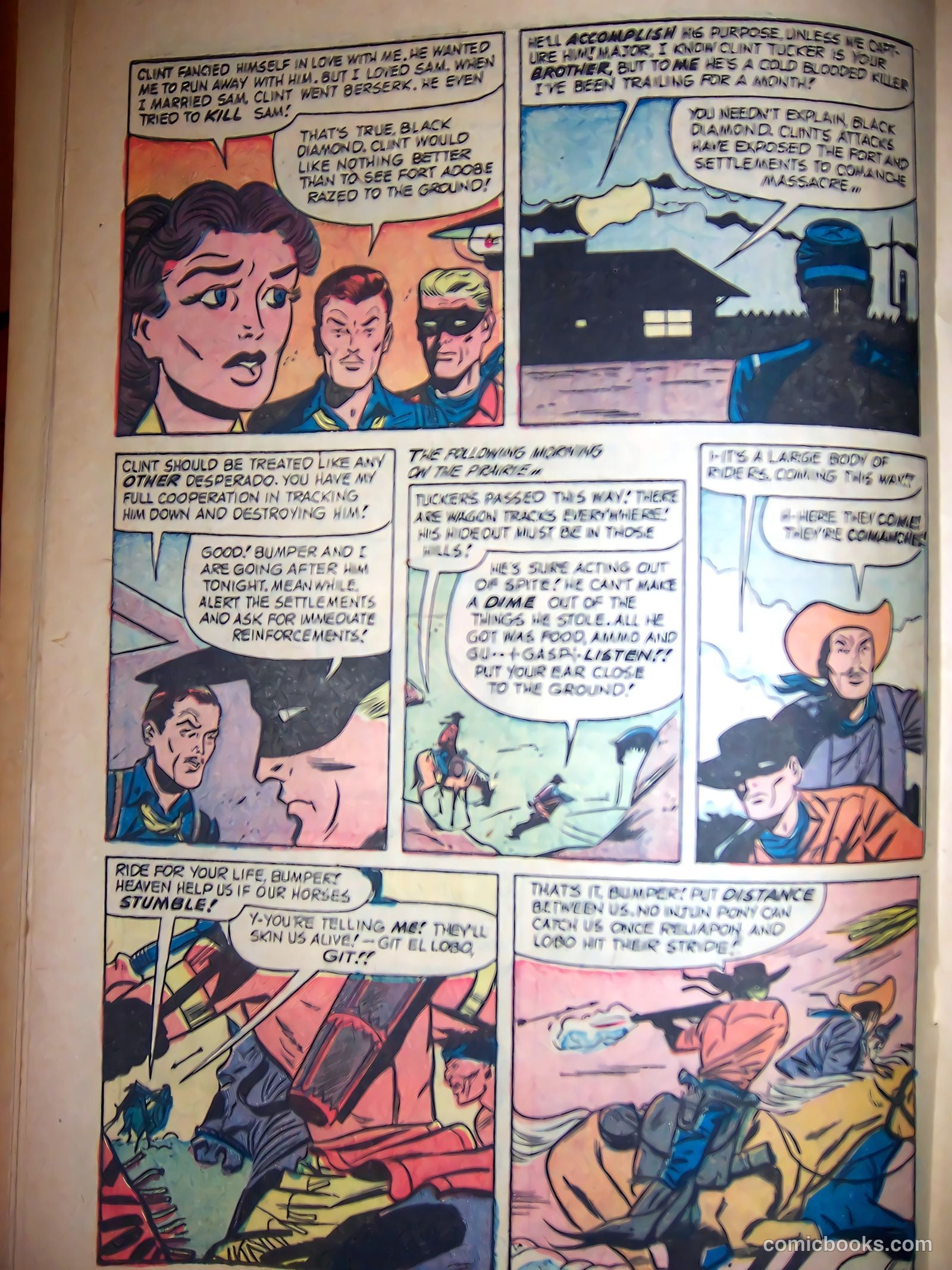 Black Diamond Western #54 (1955) — page 20 of 36