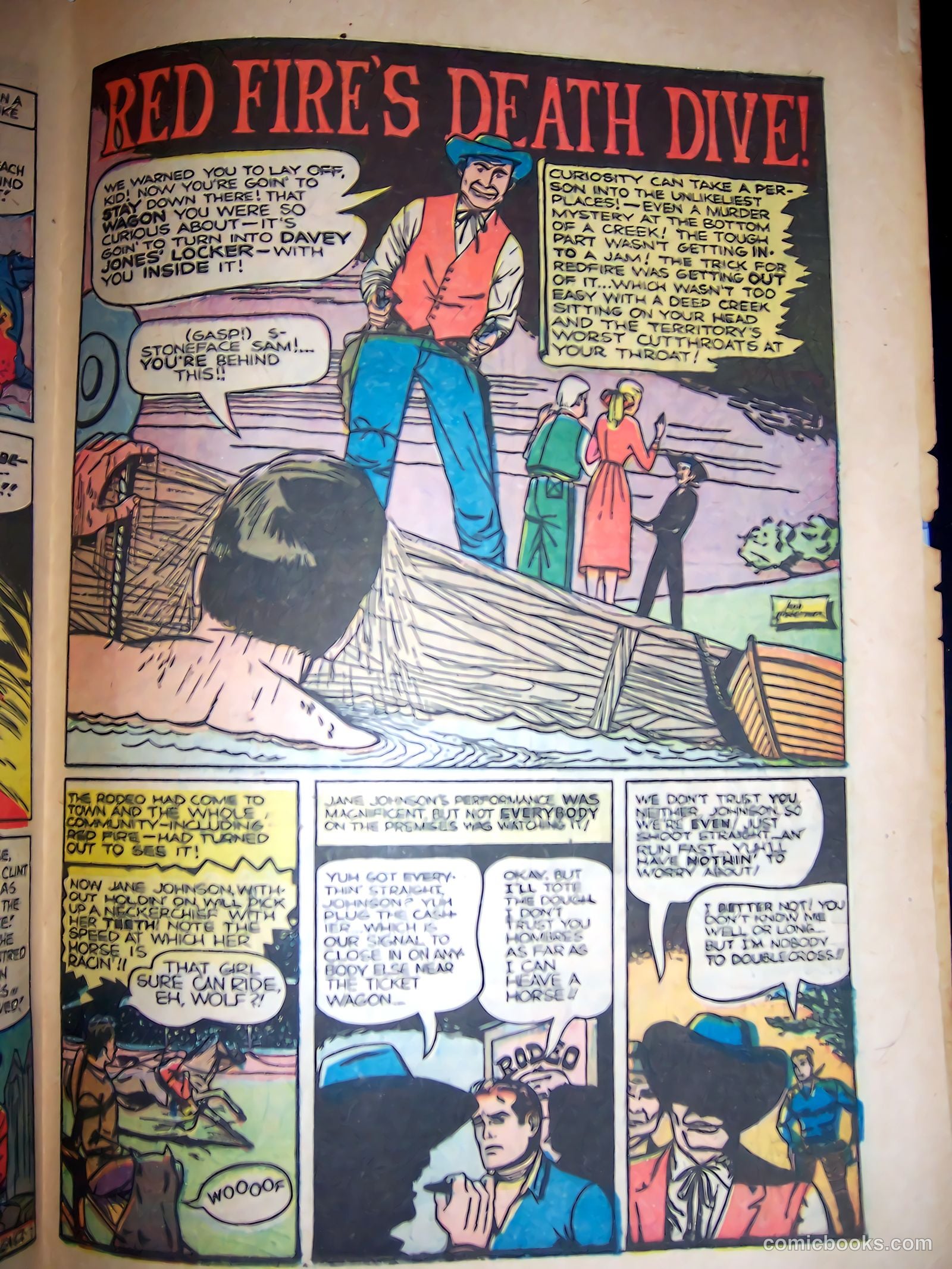 Black Diamond Western #54 (1955) — page 25 of 36
