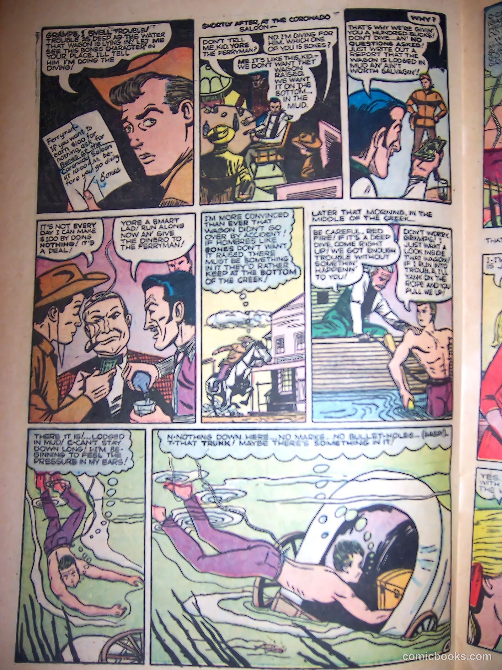 Black Diamond Western #54 (1955) — page 28 of 36