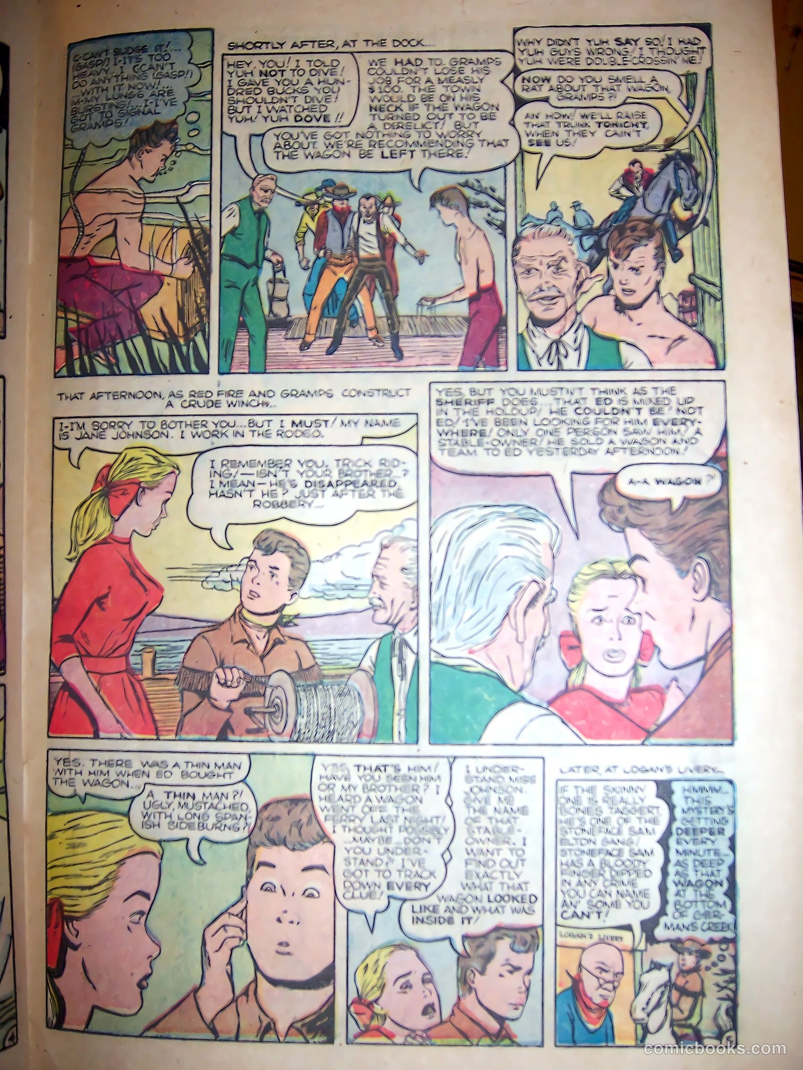 Black Diamond Western #54 (1955) — page 29 of 36